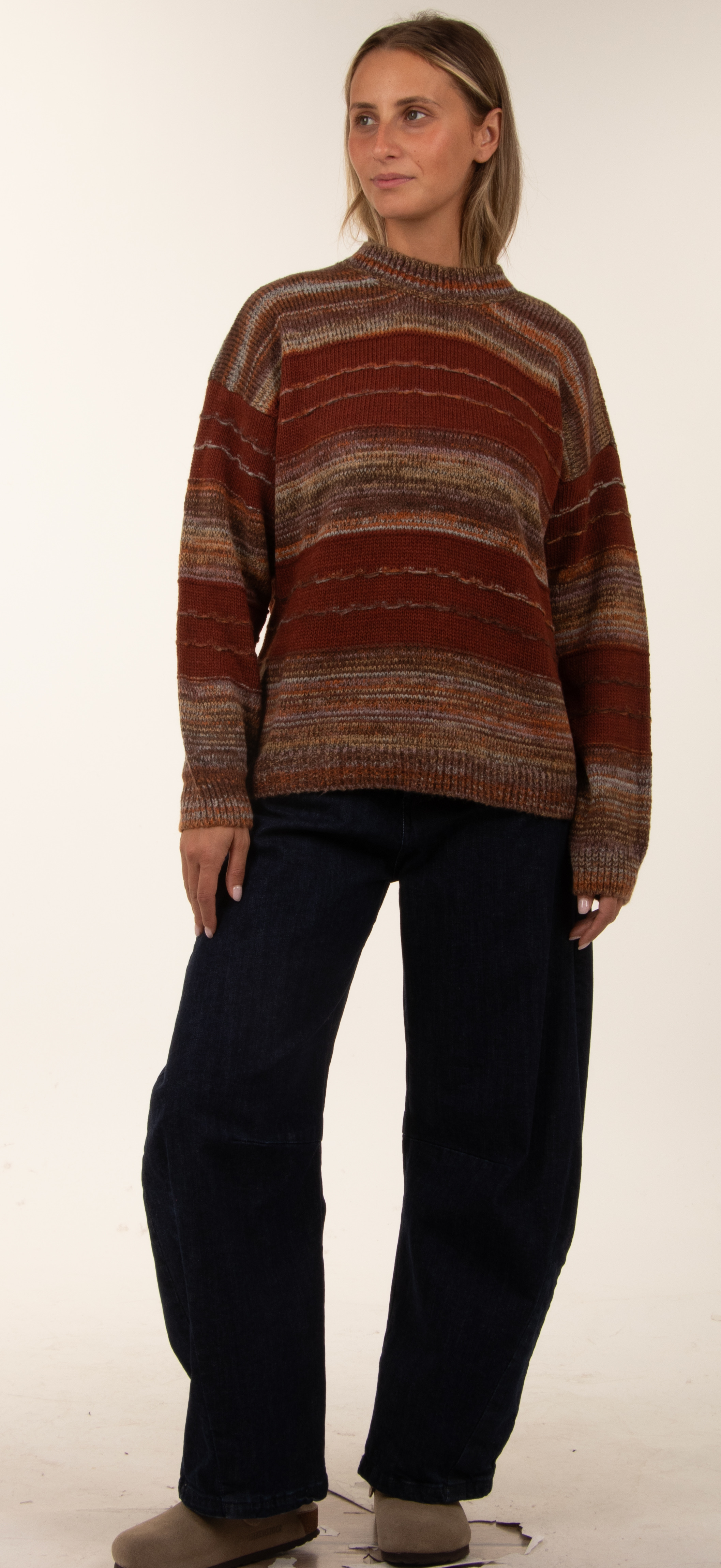 Relaxed Striped Sweater