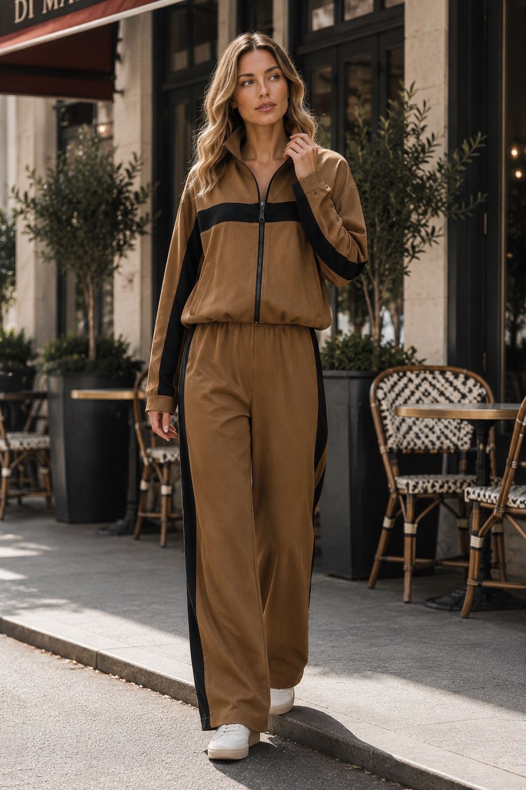 Relaxed Bomber with Stand Collar