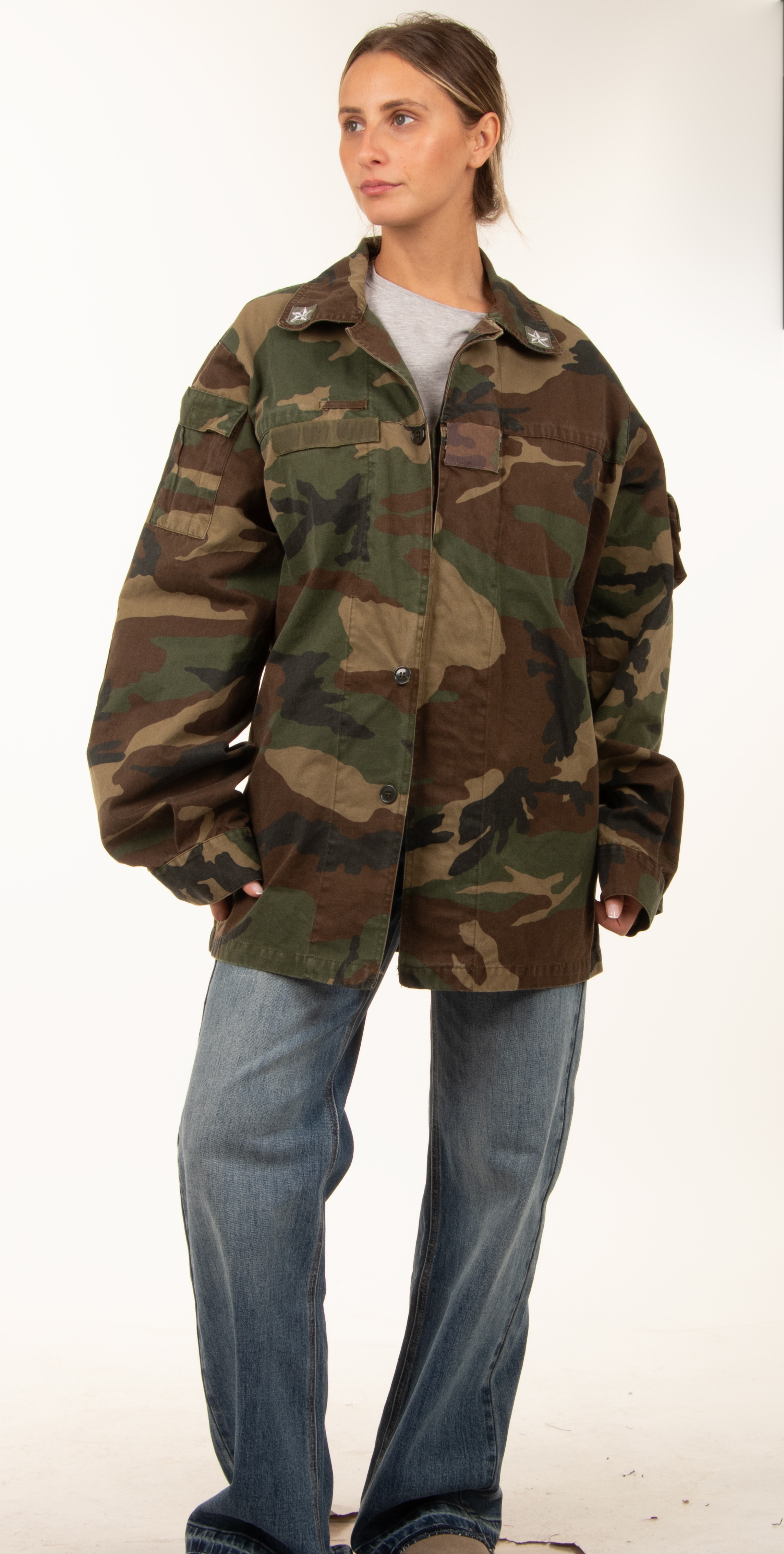 Oversize Camouflage Shirt
