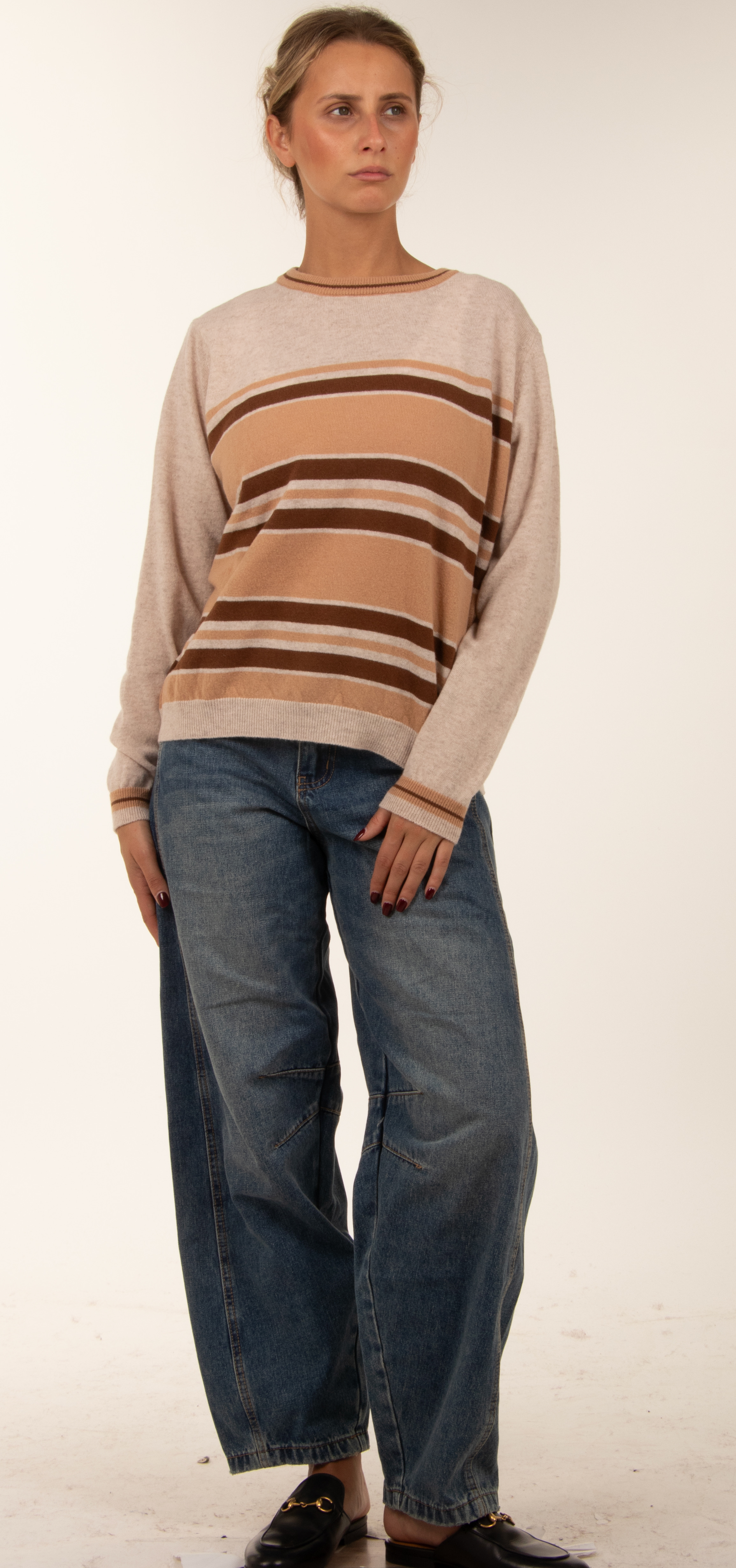 Striped Straight Sweater