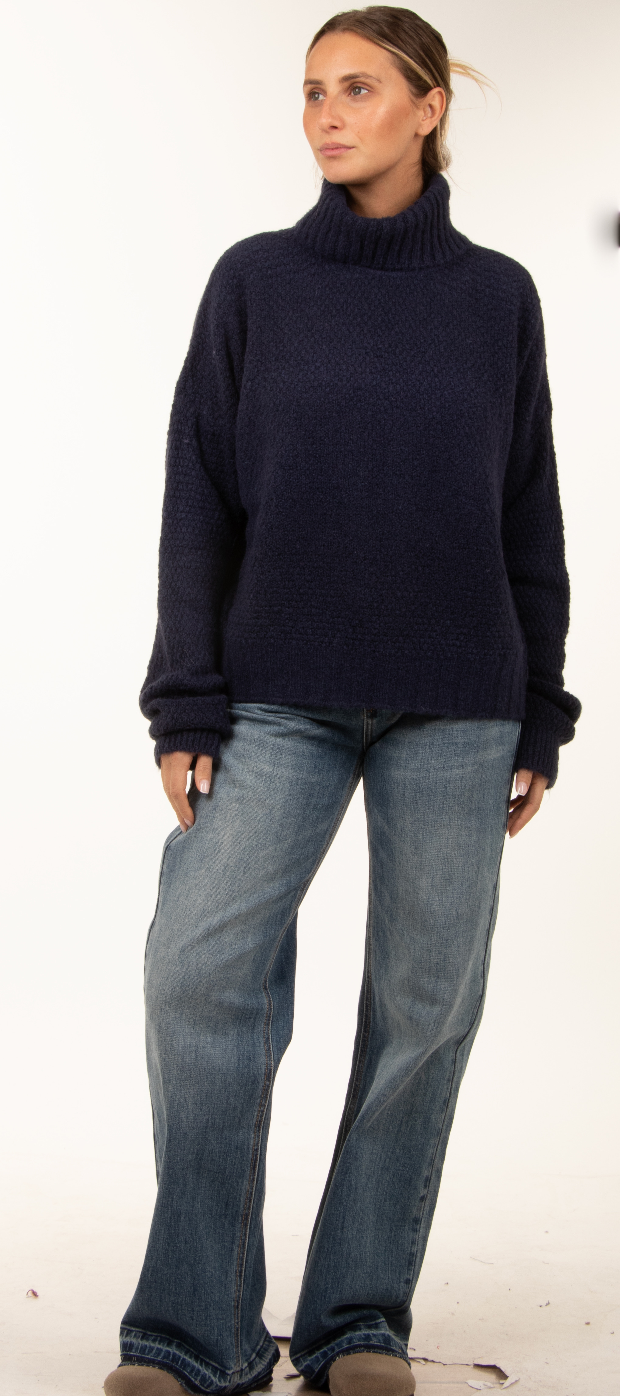 Relaxed Turtleneck Sweater