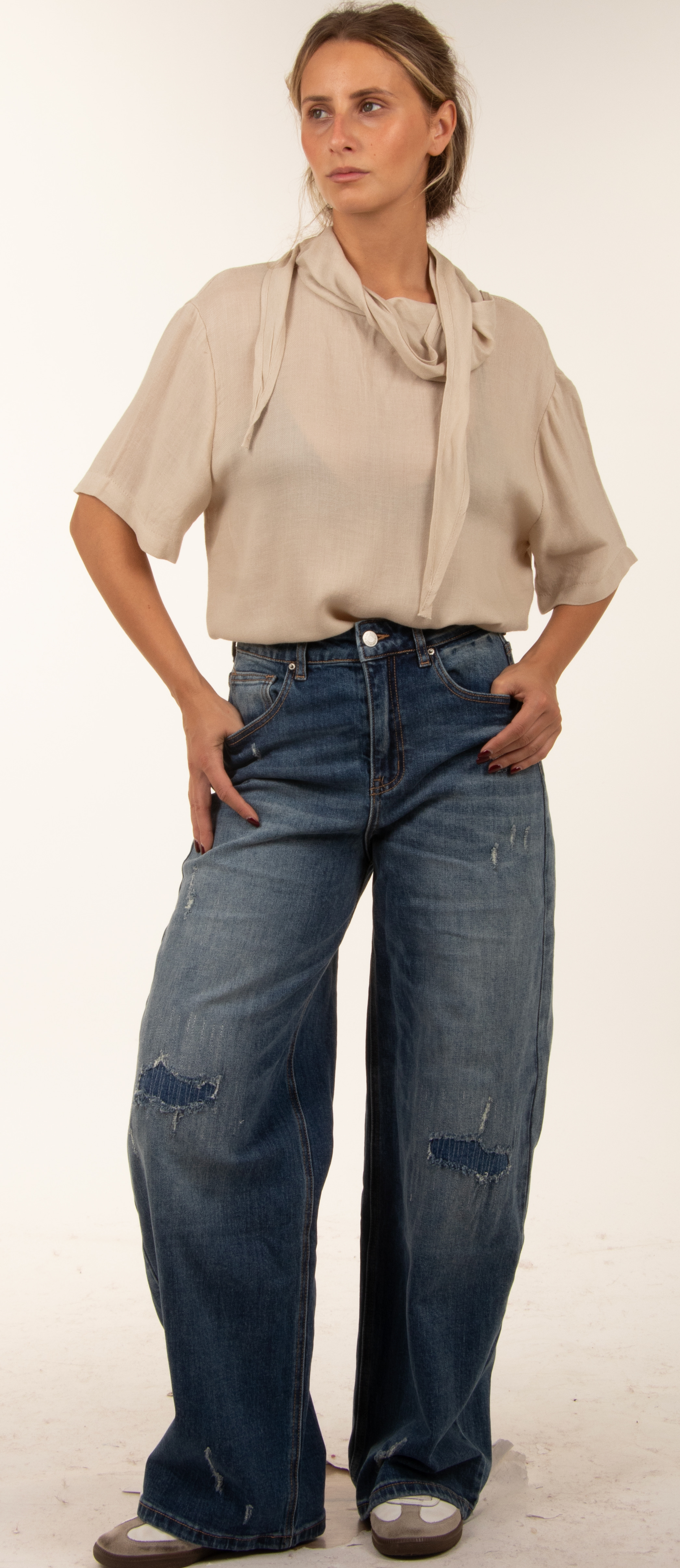 Loose Wide Leg Trousers