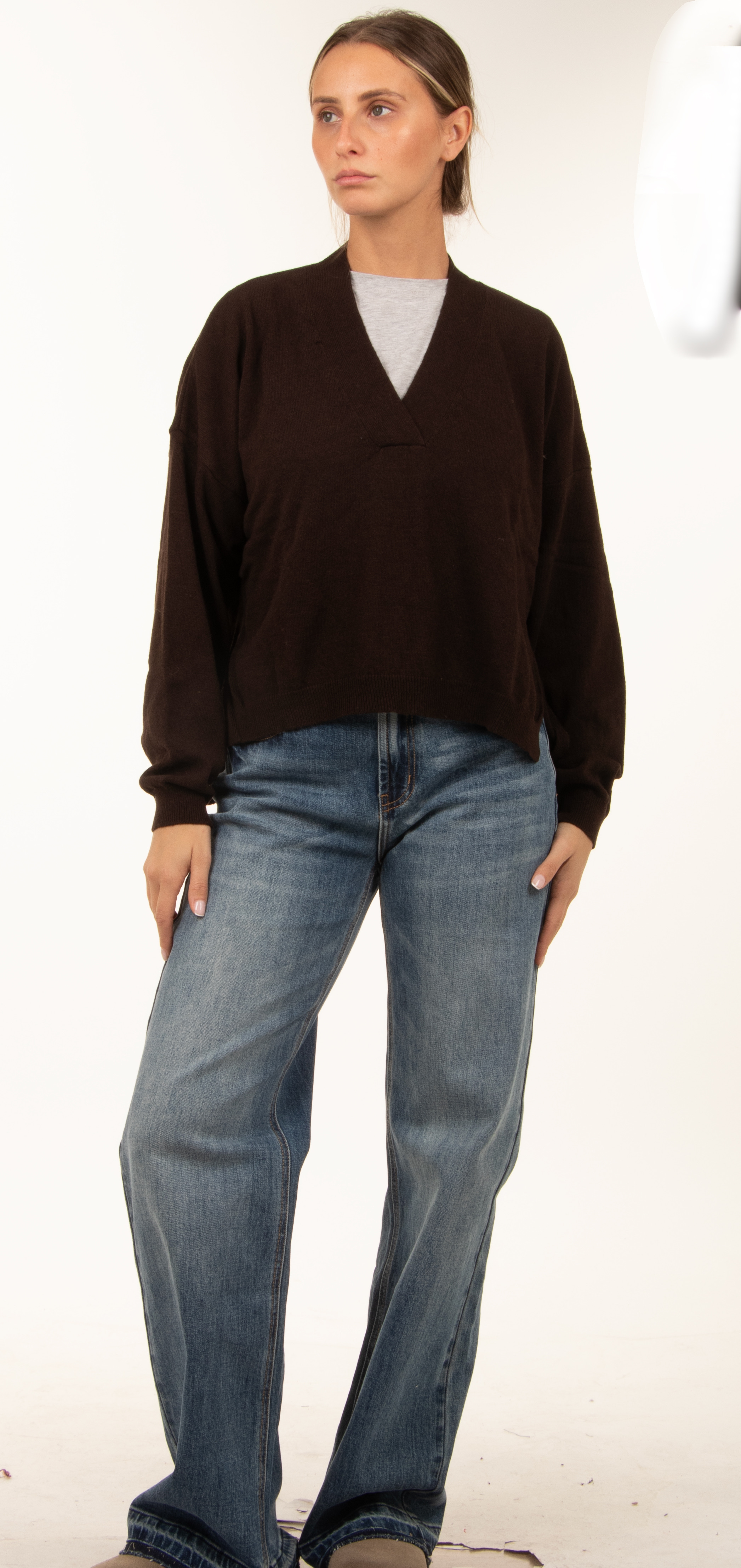 V‑Neck Oversize Sweater