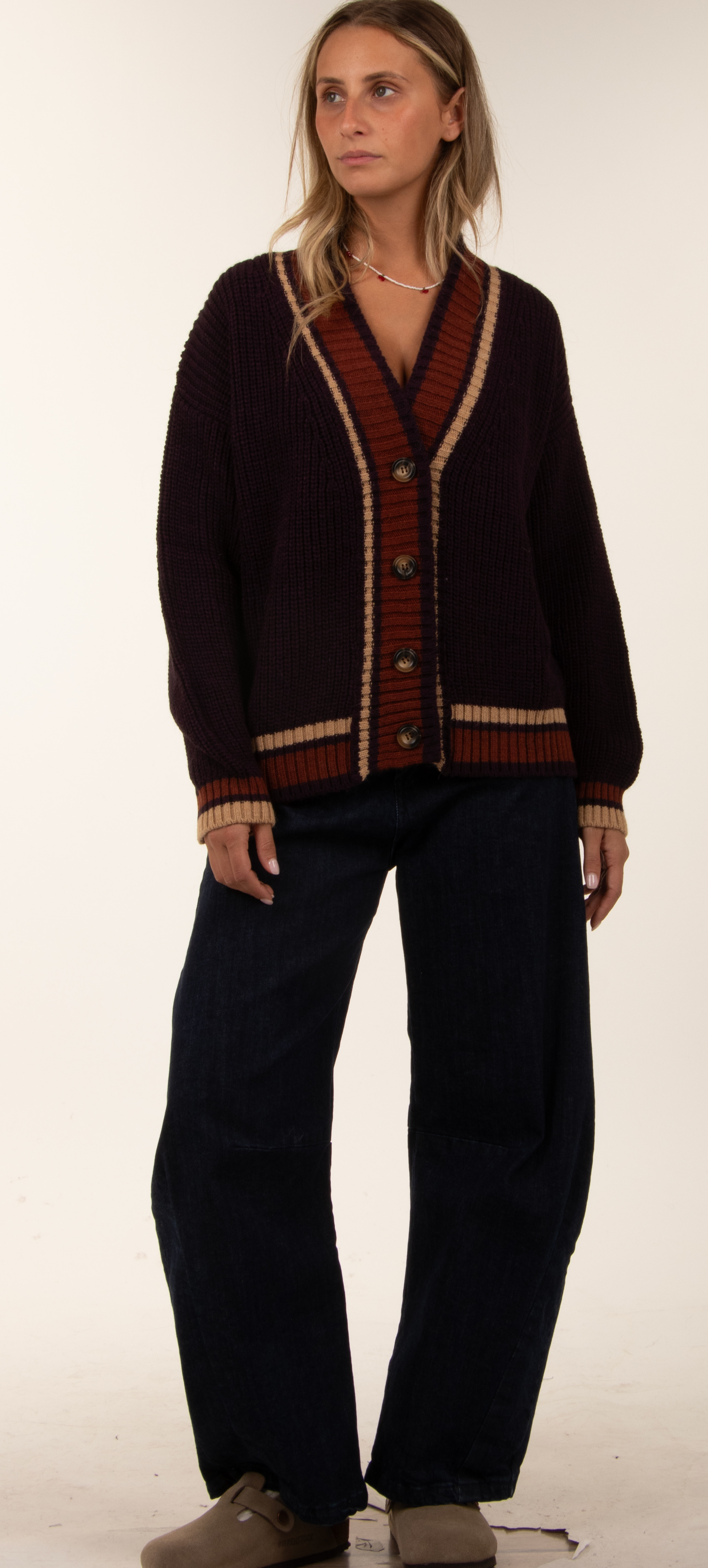 Striped Cardigan
