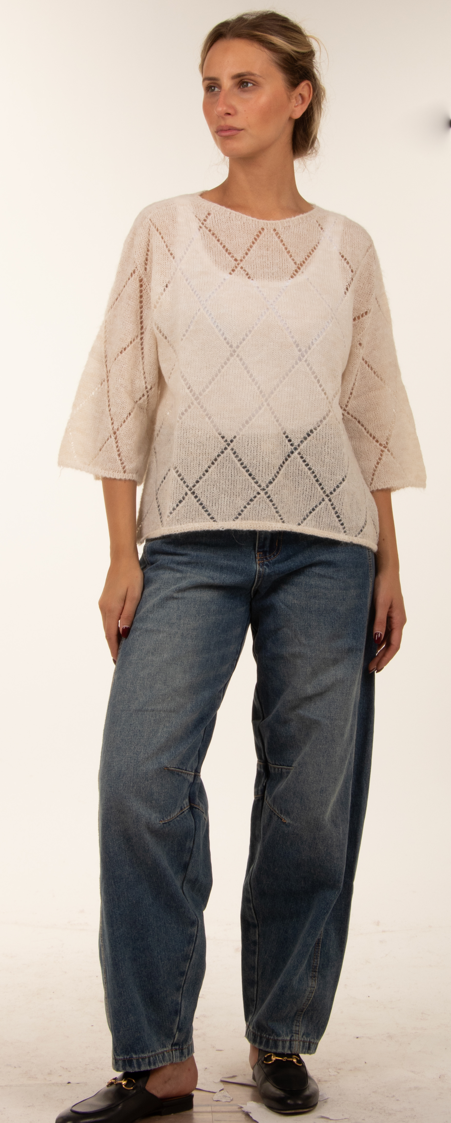 Loose Openwork Sweater