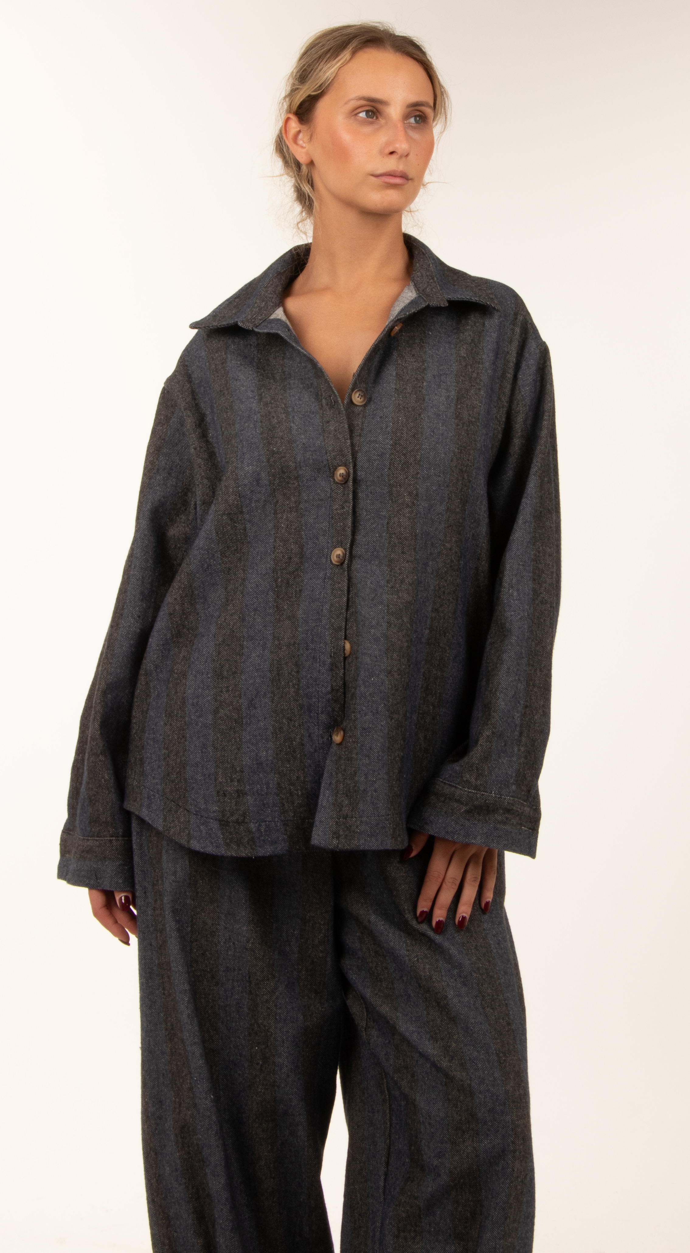 Oversize Striped Shirt