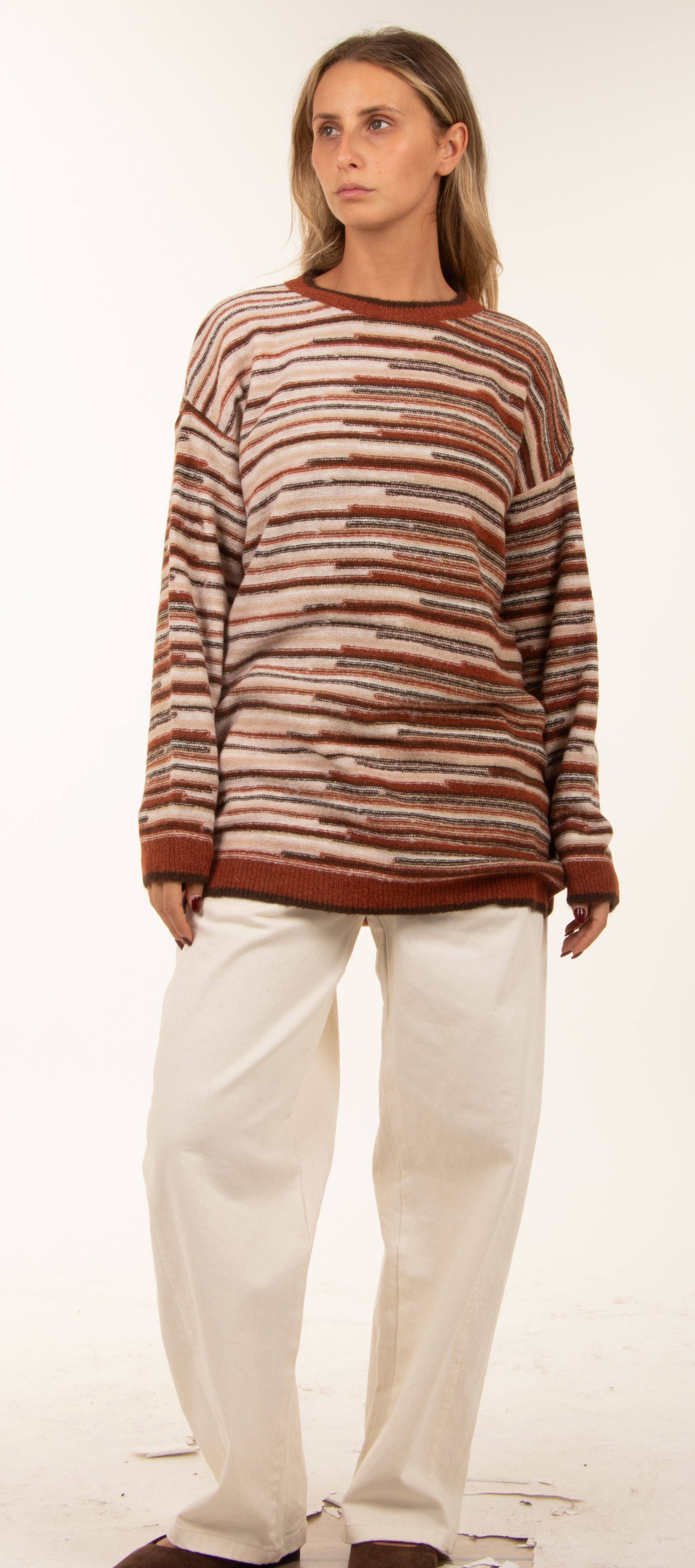 Oversized Striped Sweater