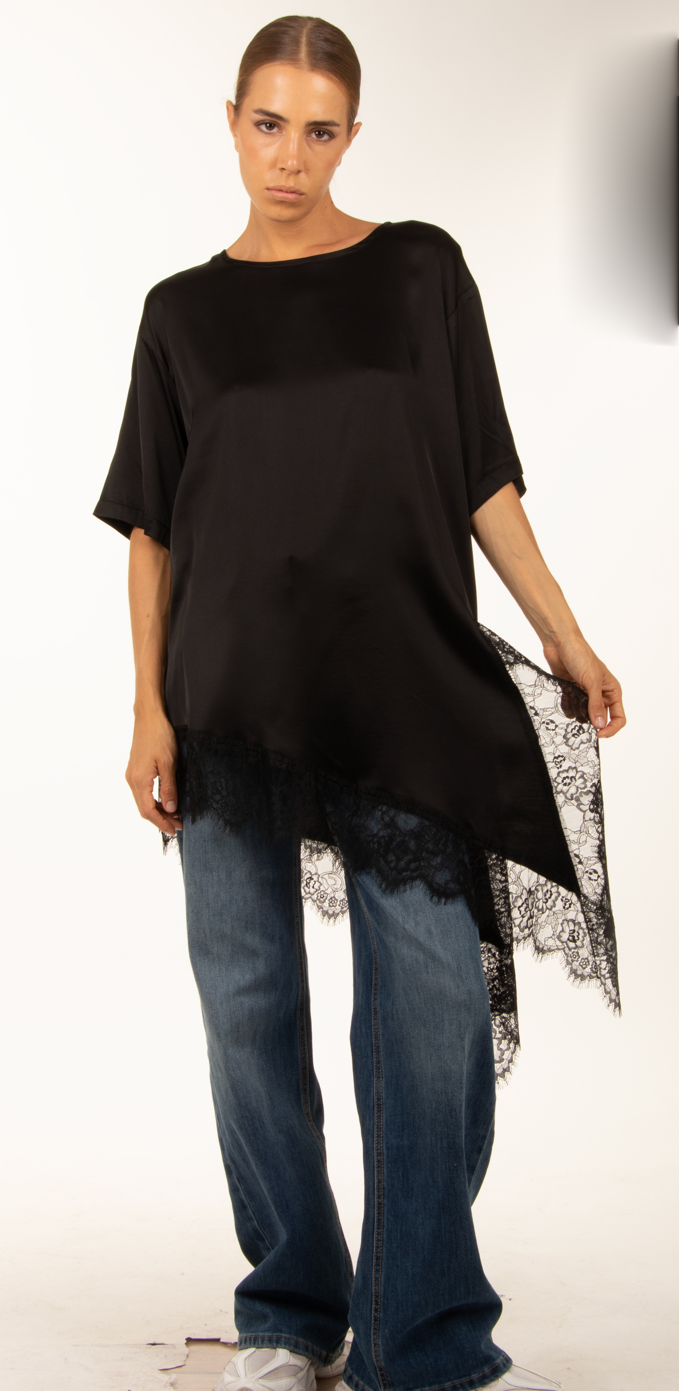 Asymmetric Loose Blouse