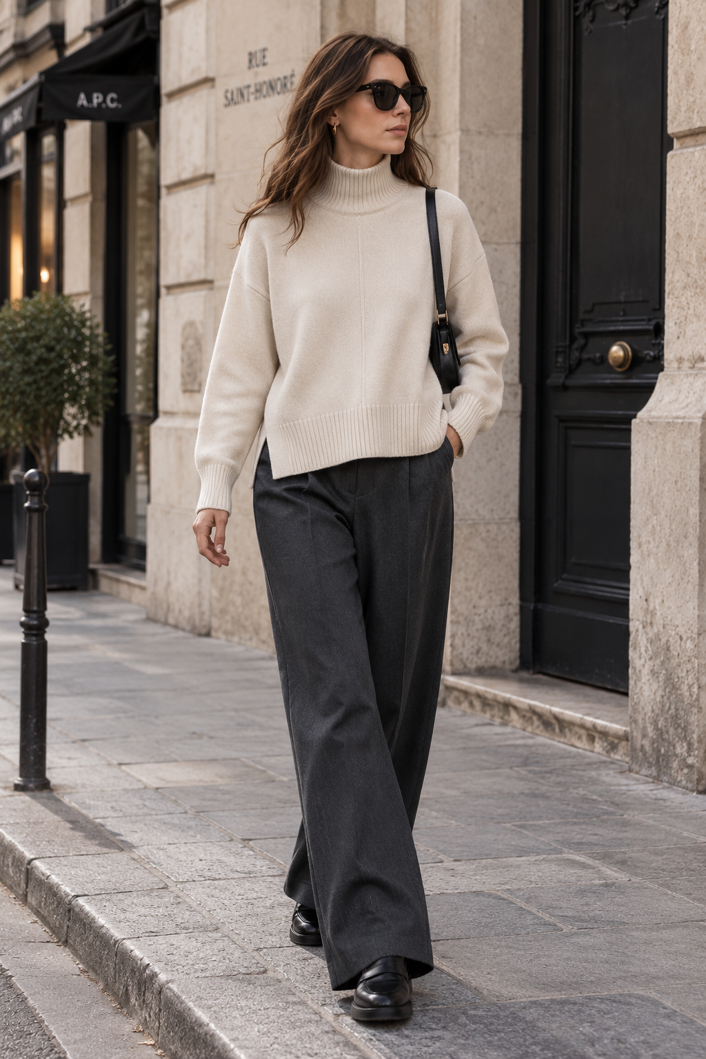 Oversized Turtleneck Sweater