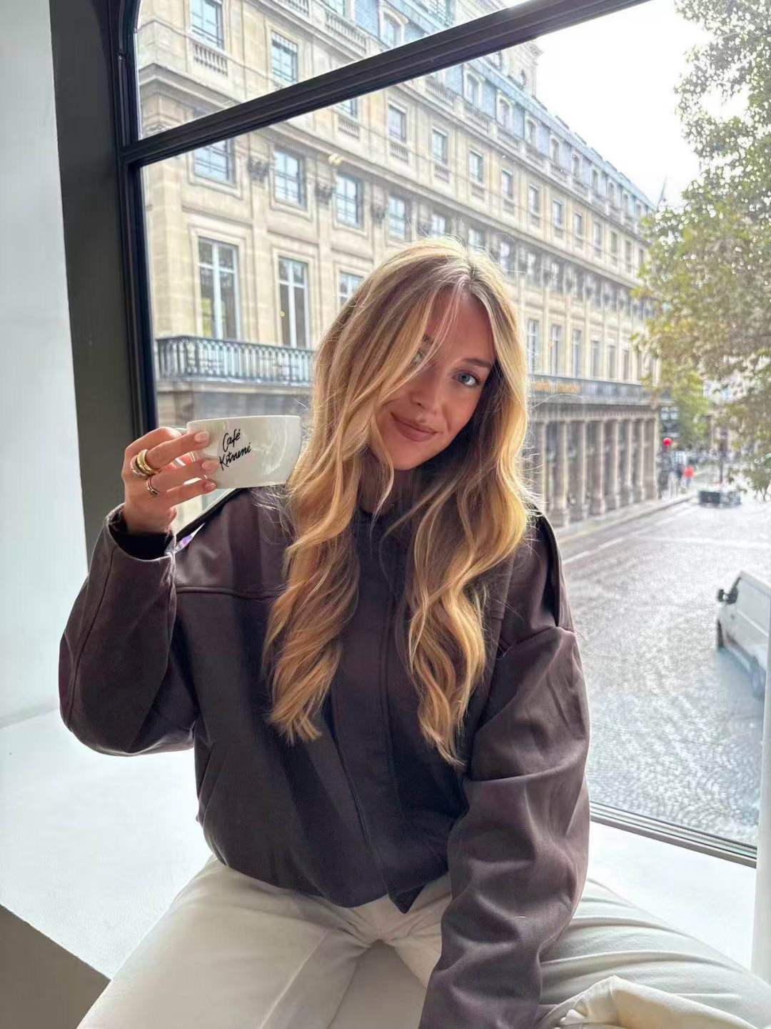 Oversize Jacket with Collar