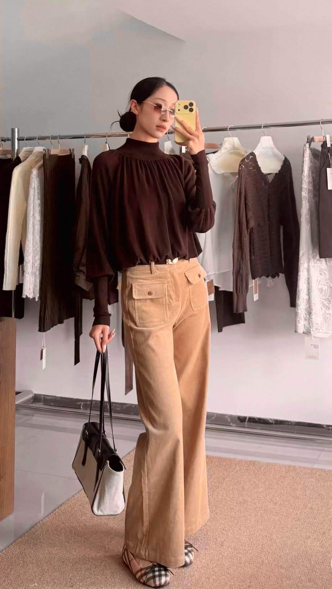Mock‑Neck Top