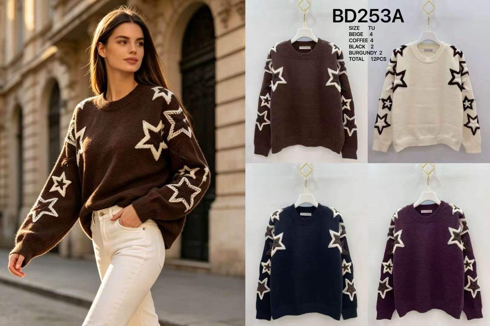 Geometric-Pattern Sweater