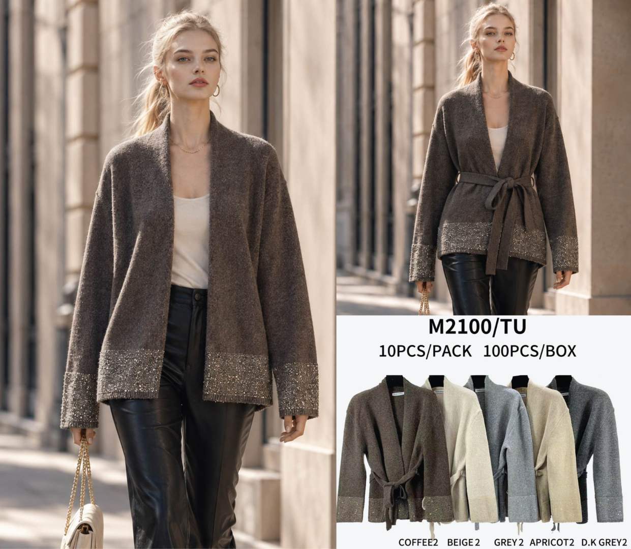 Tie‑Waist Cardigan