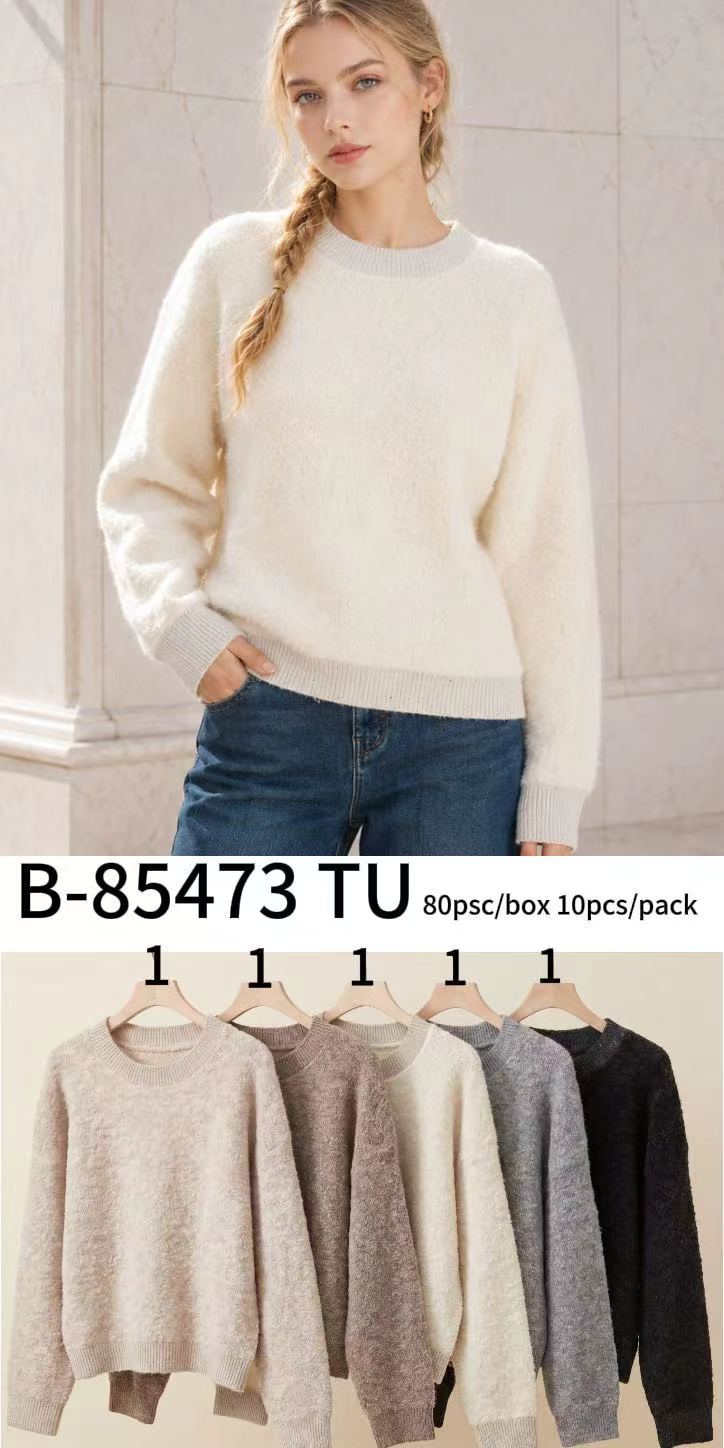 Fluffy Crewneck Sweater