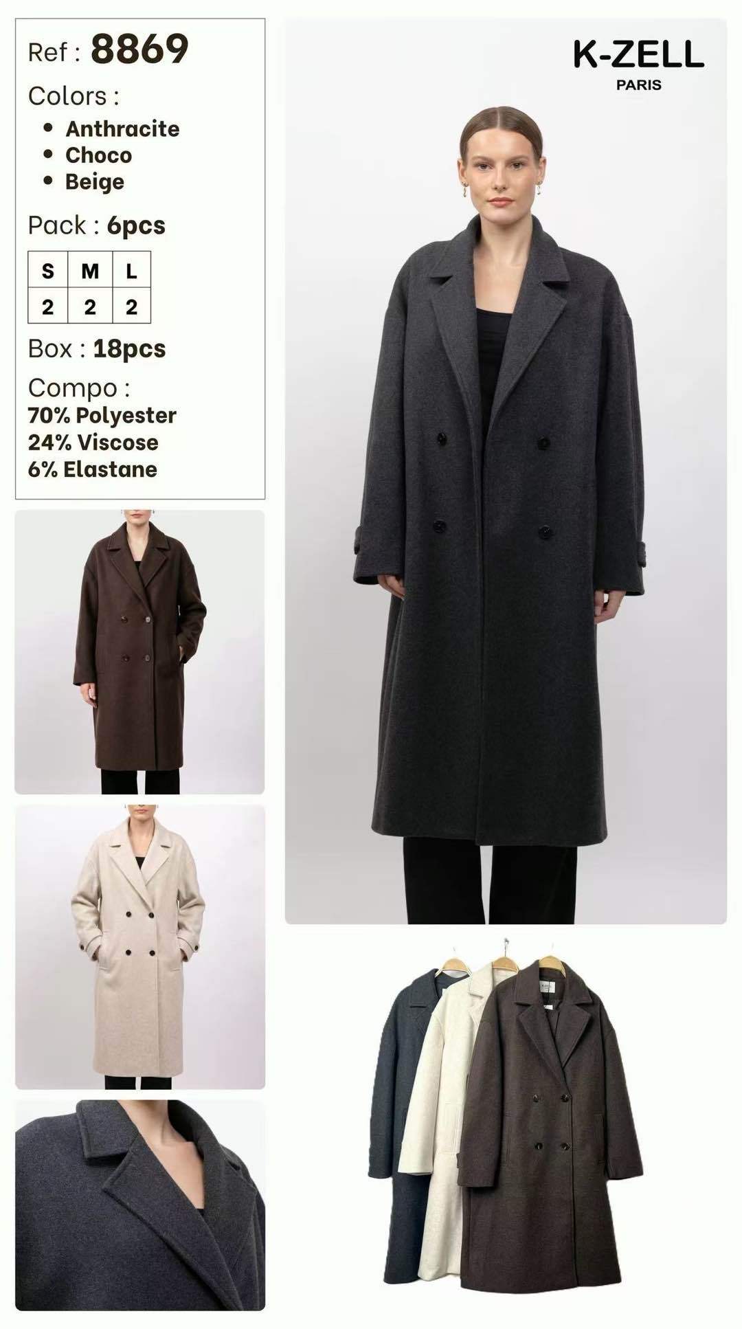 Oversized Midi Coat