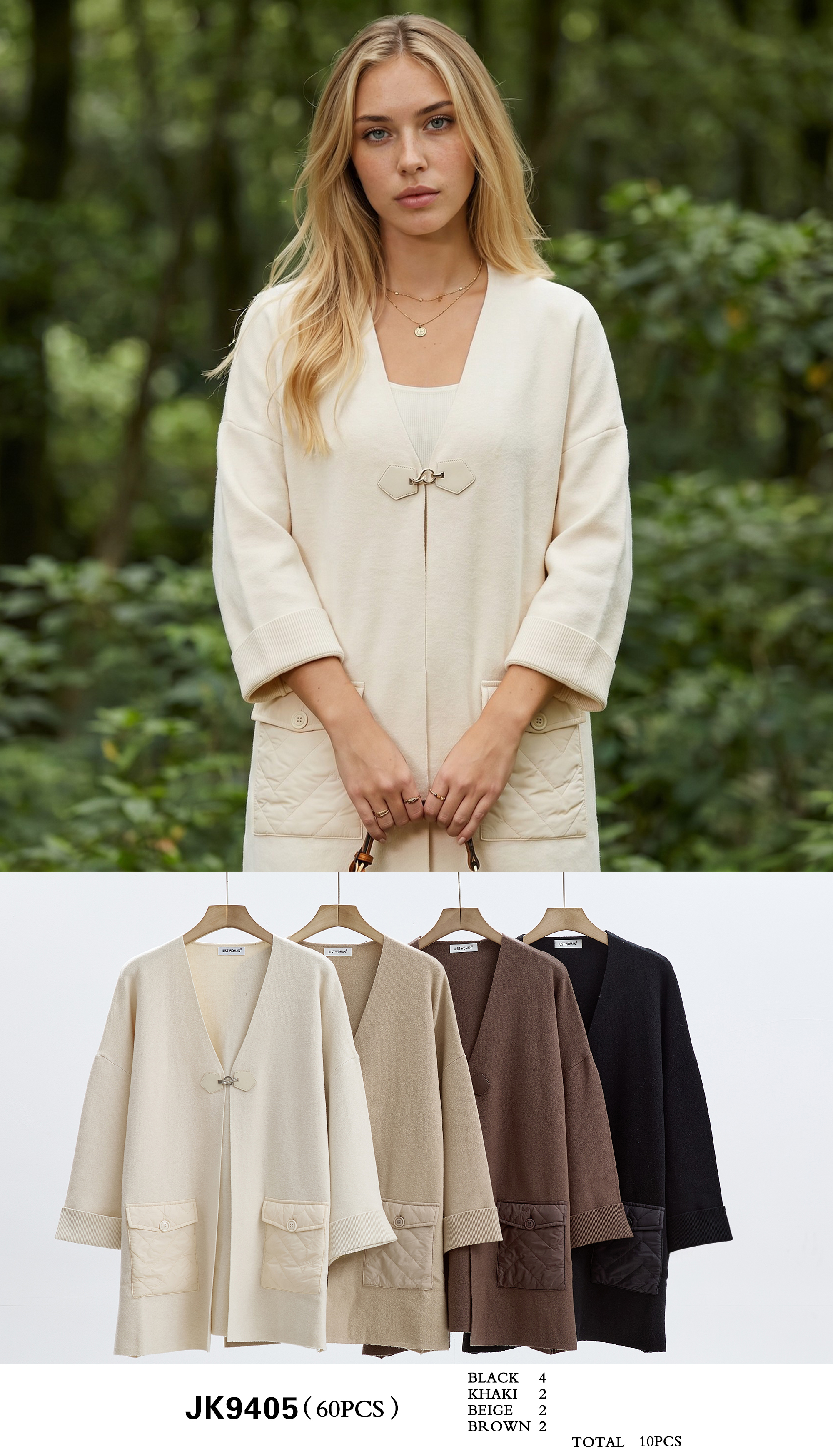 Longline Pocket Cardigan