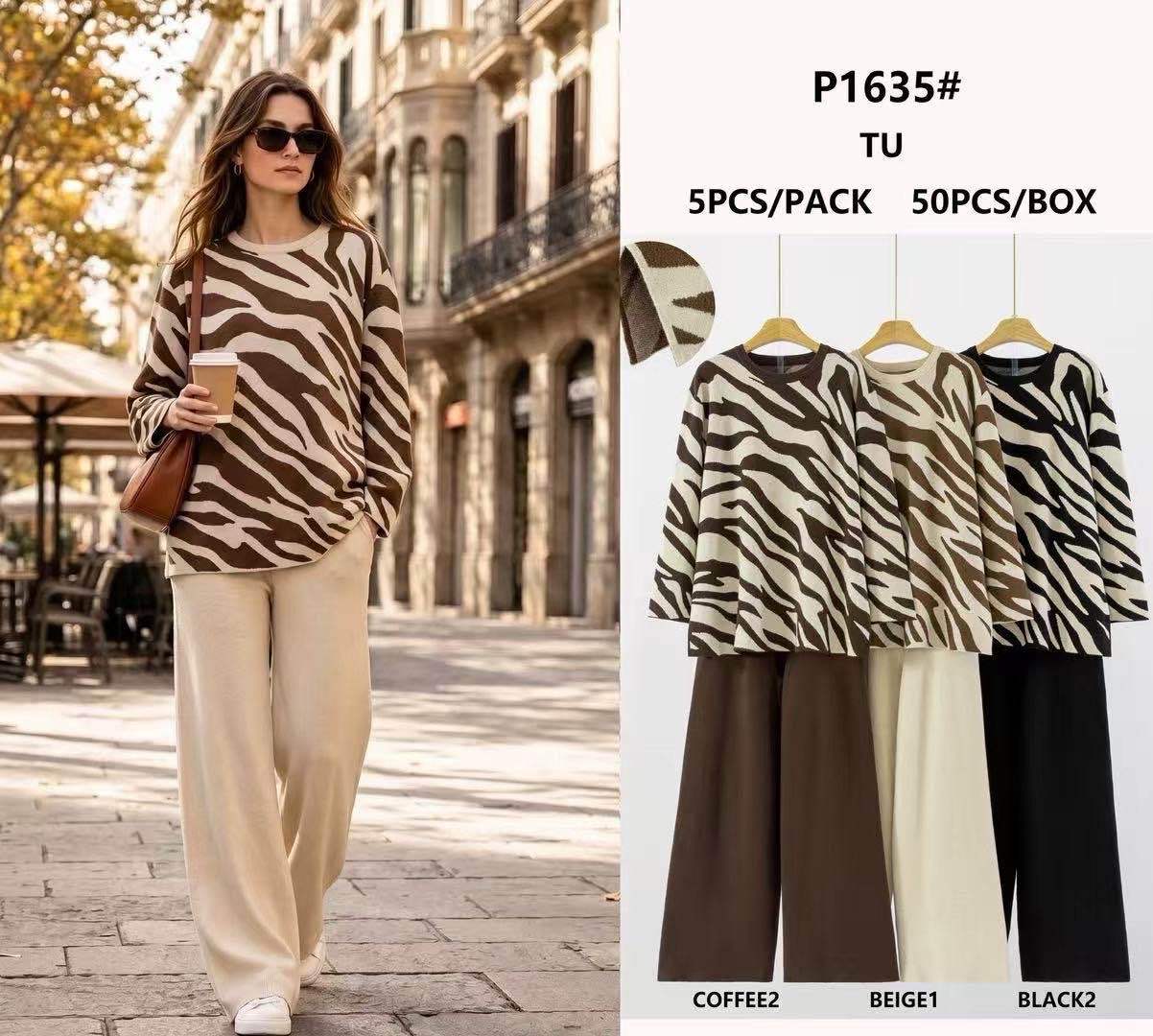 Relaxed Zebra Jumper