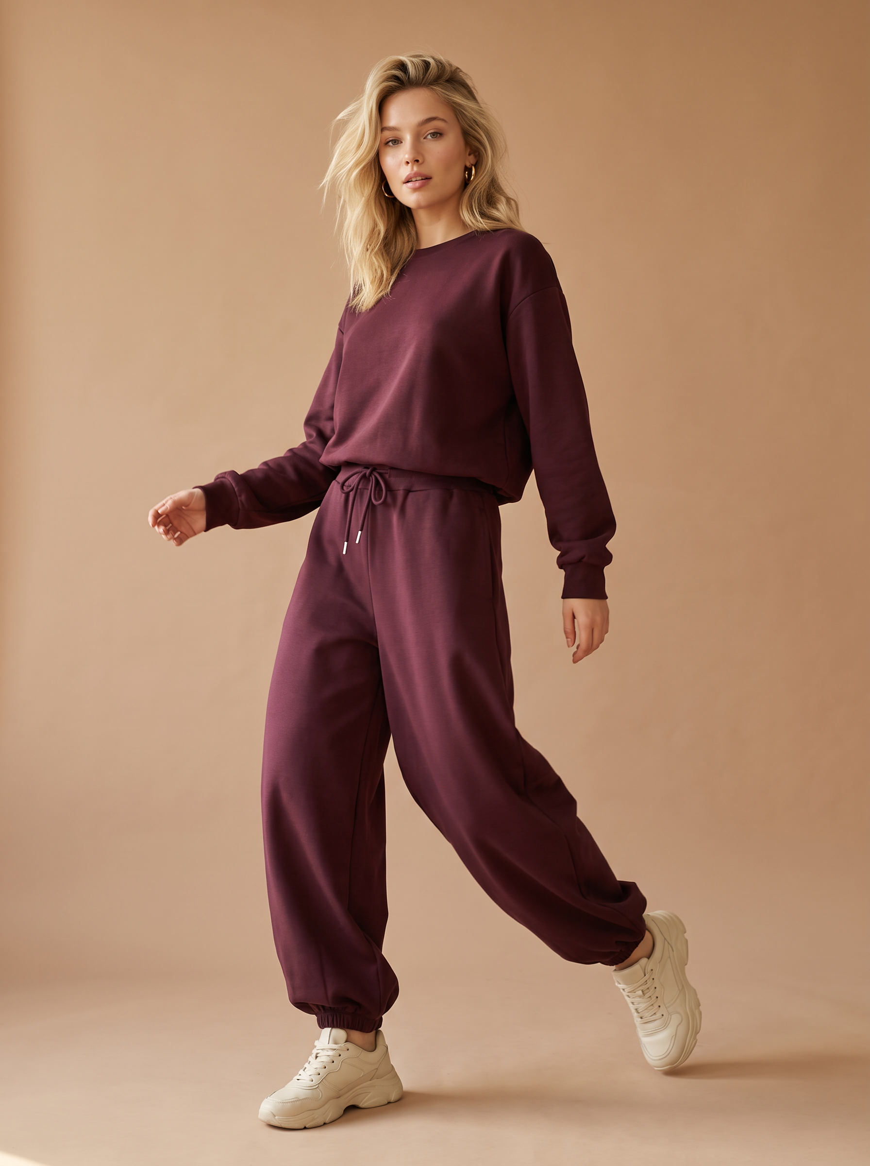 Wide Drawstring Trousers