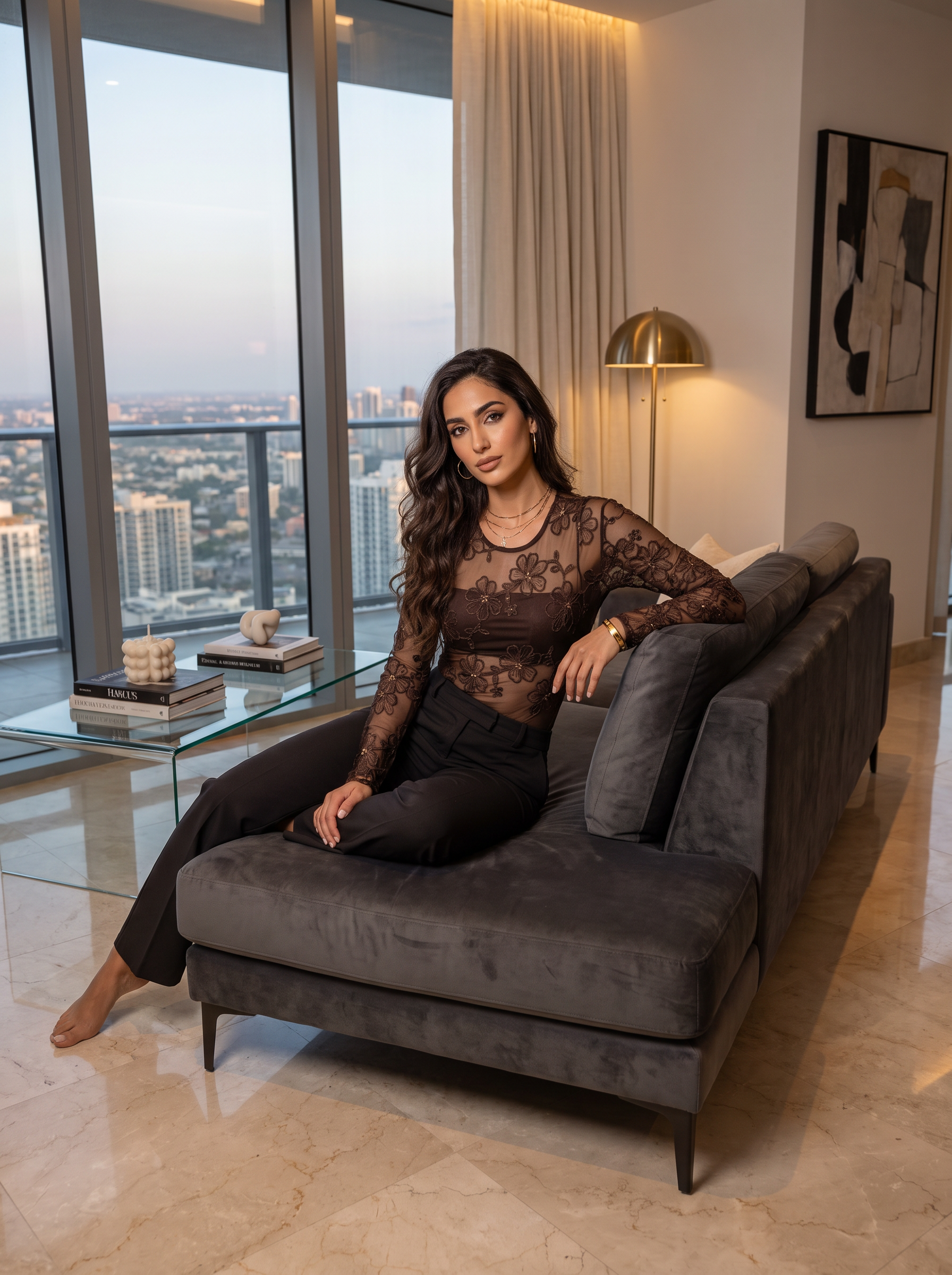 Fitted Lace Top