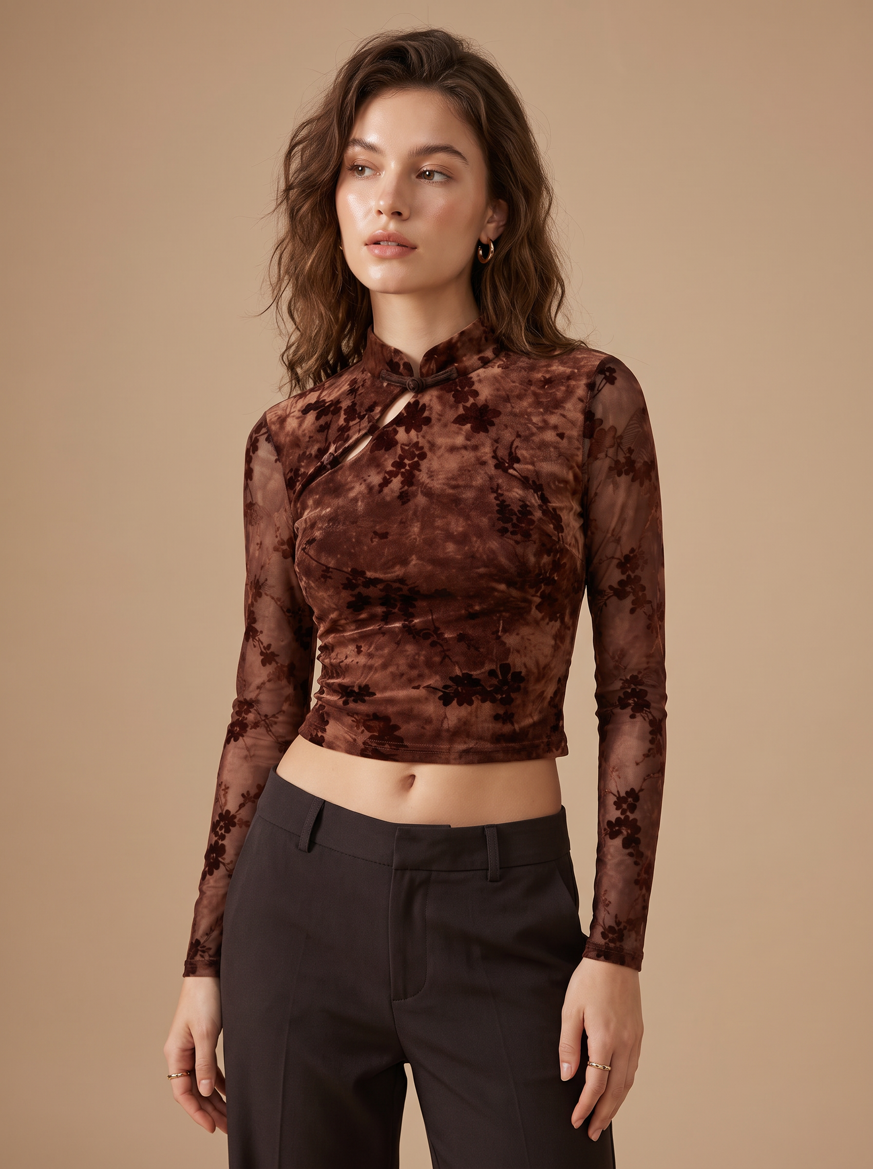 Cut-out Cropped Top