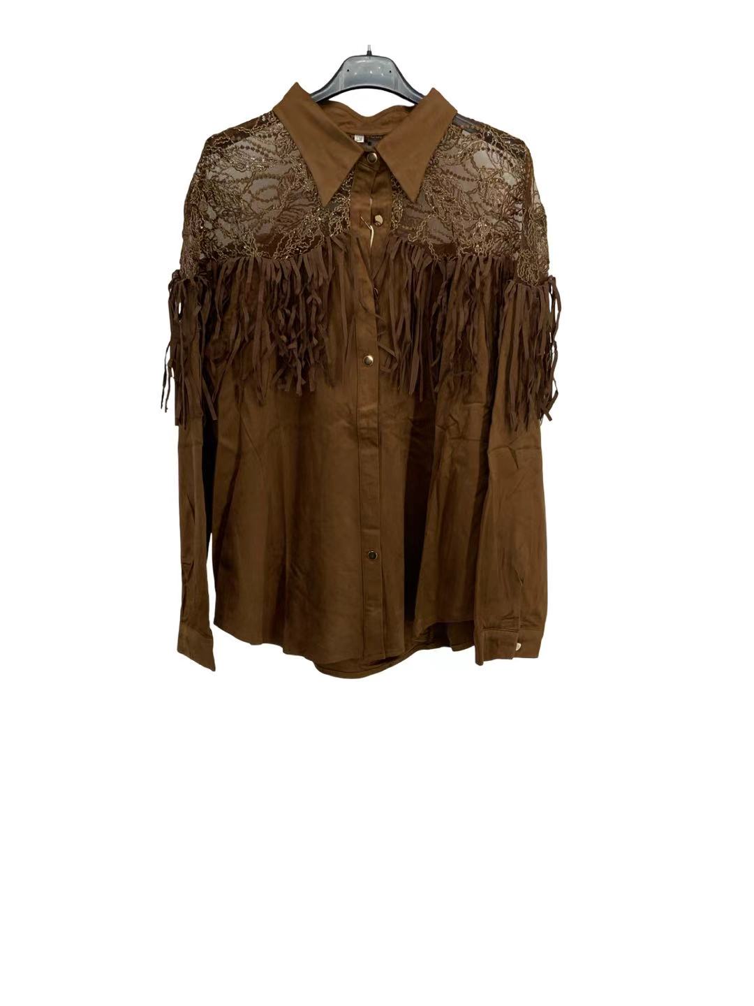 Lace & Fringe Shirt
