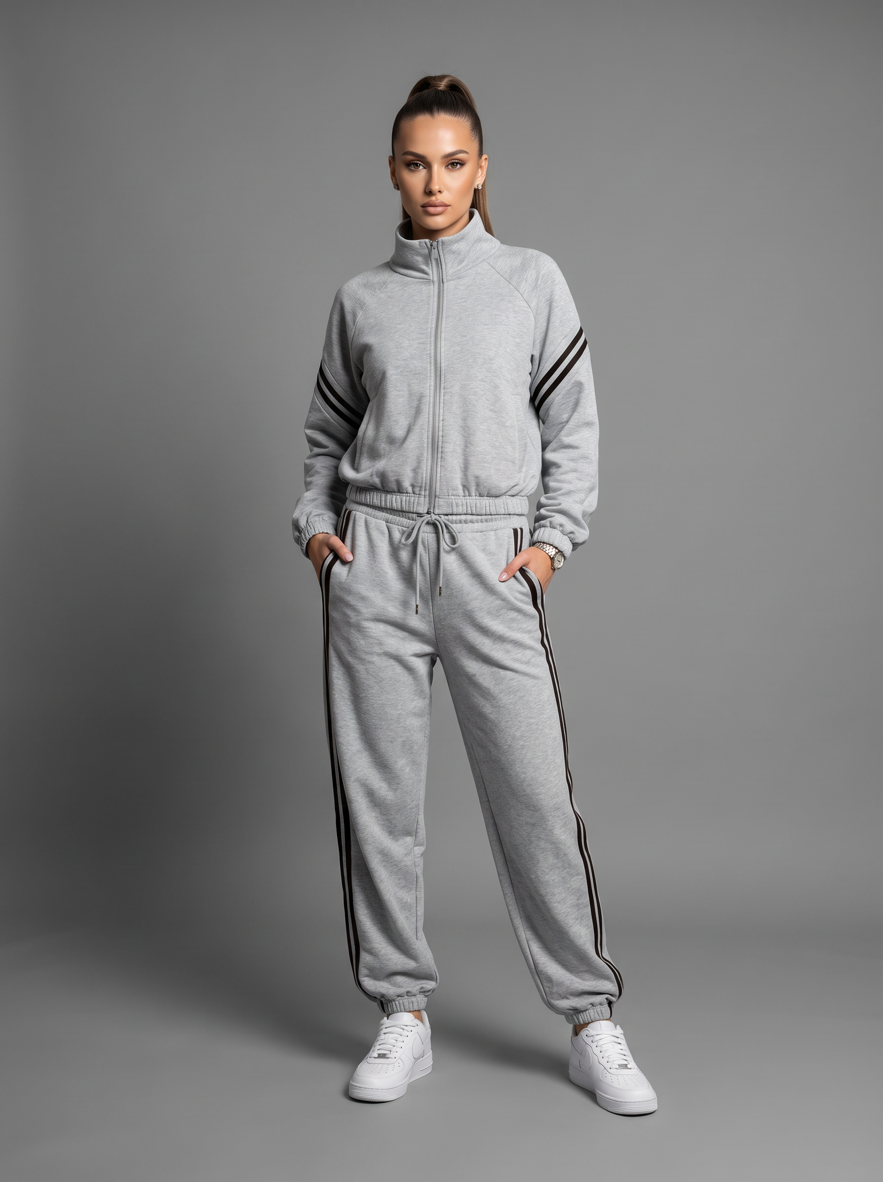 High-Waist Jogger Pants