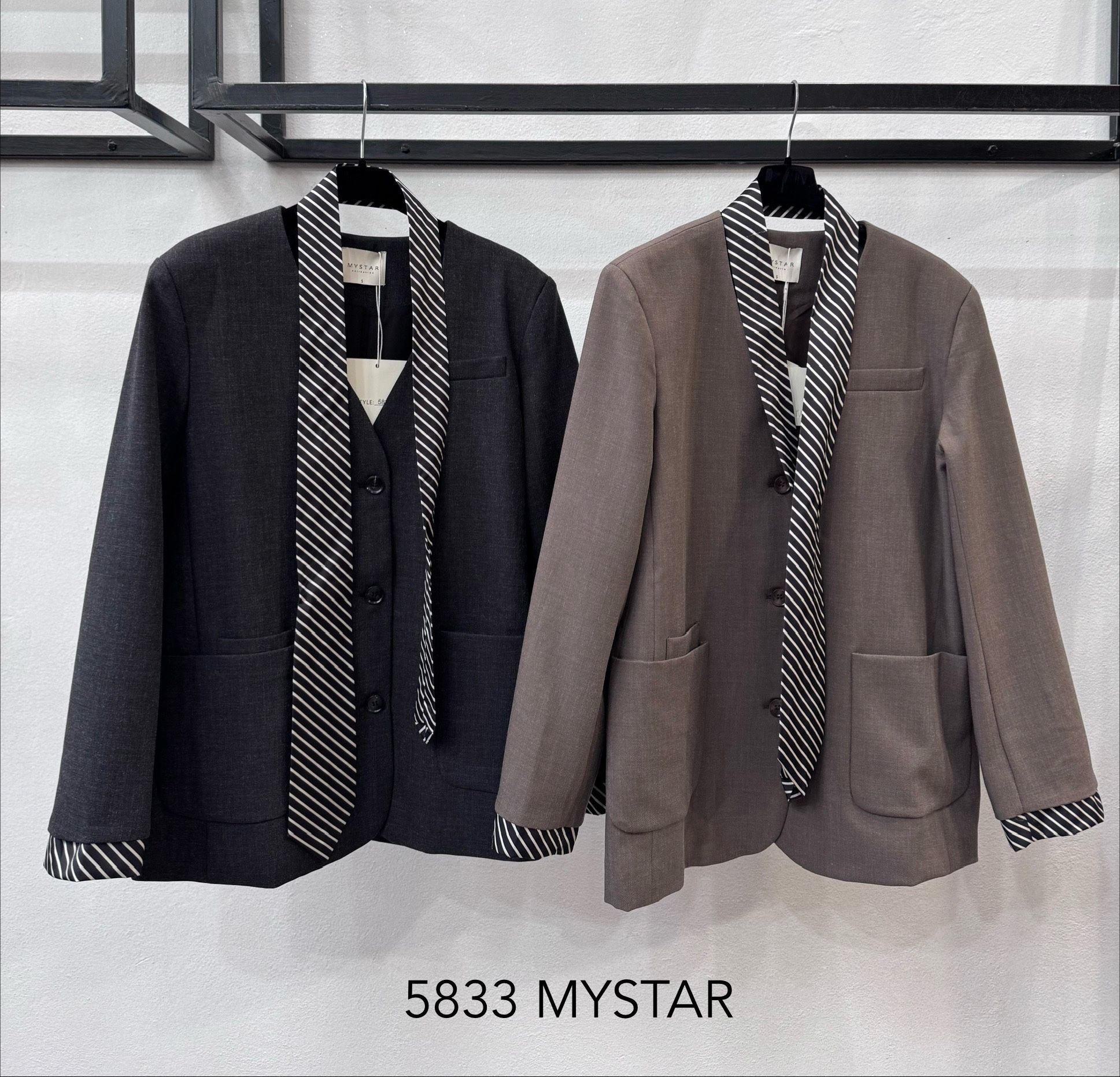 Tailored Hip-Length Blazer