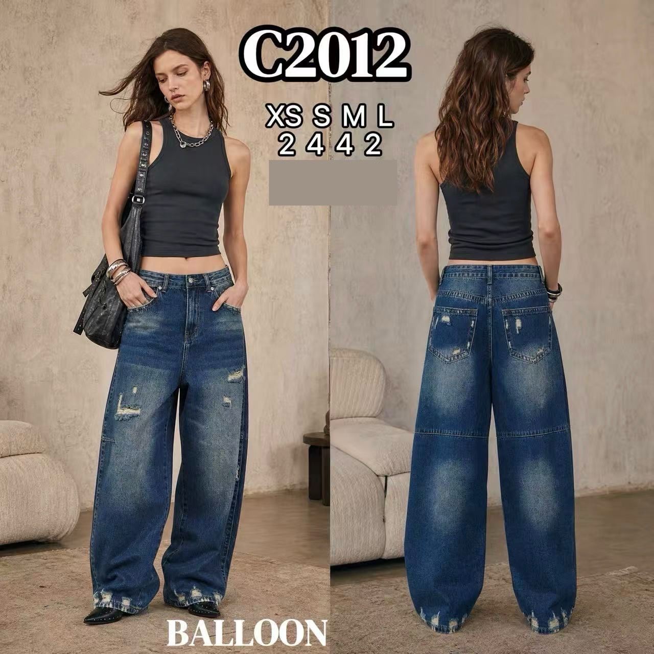 Balloon Loose Trousers