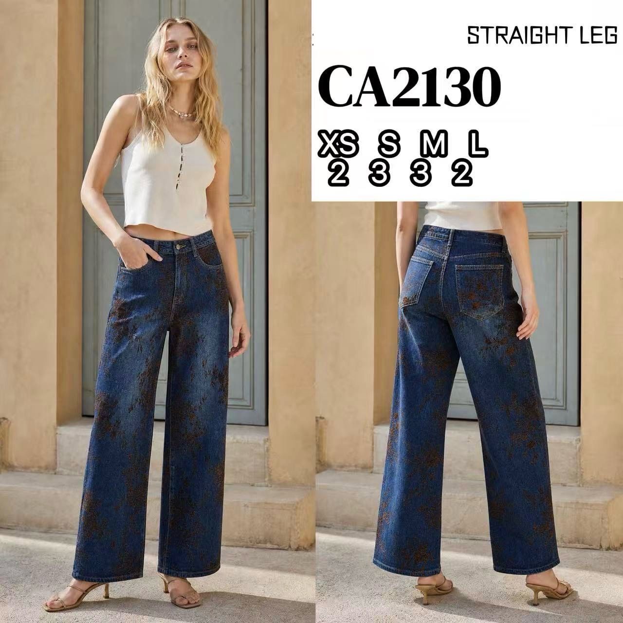 High-Rise Straight-Leg Jeans