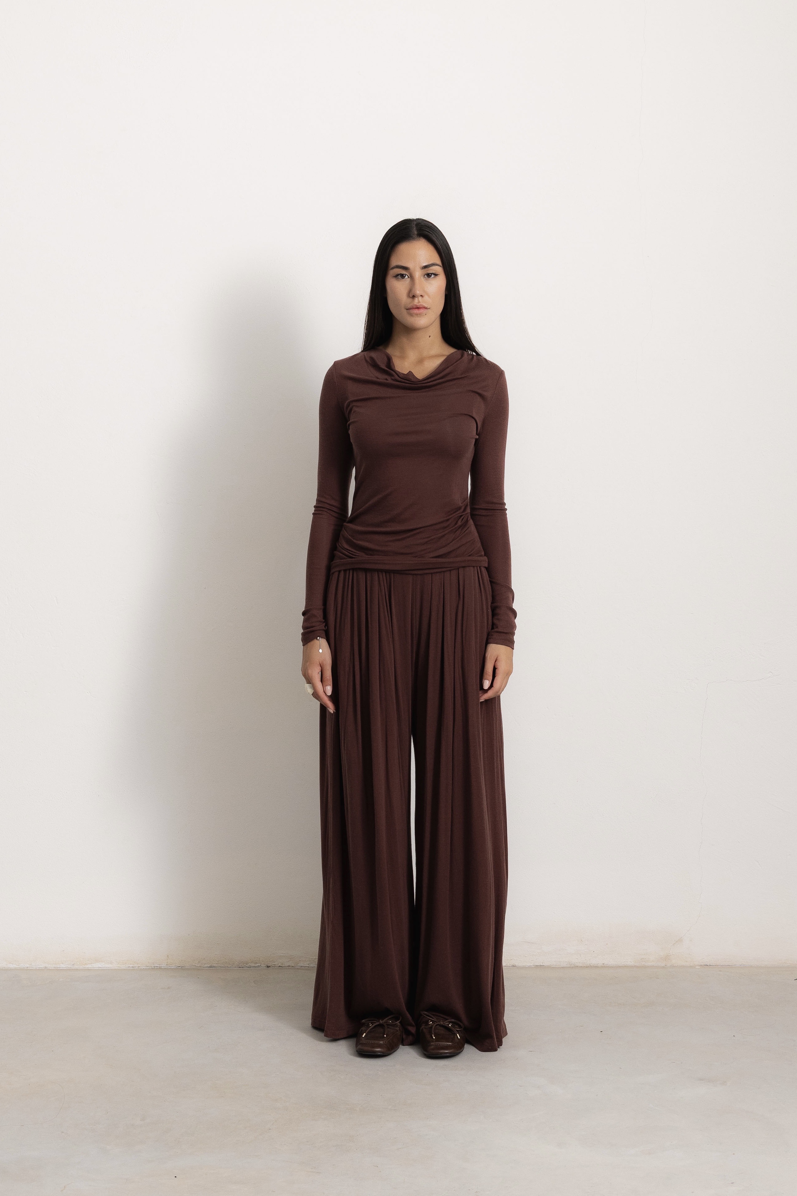 Waterneck Top & Palazzo Set
