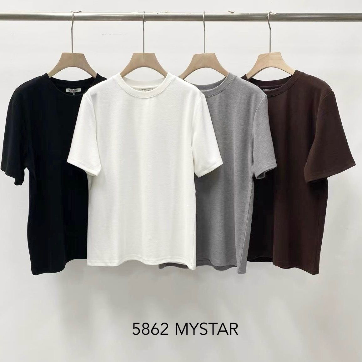 Basic Crew‑Neck T‑Shirt
