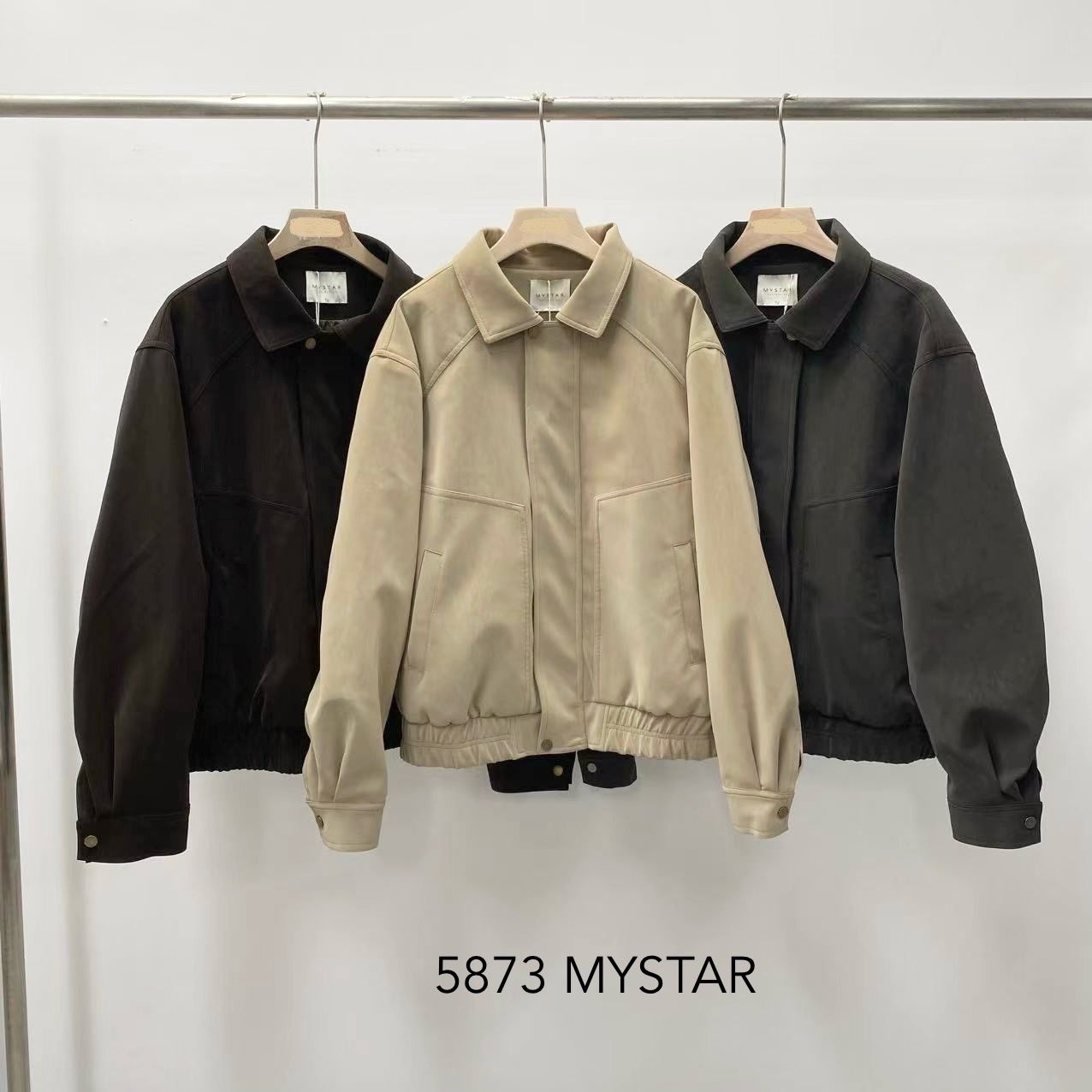 Cropped Collar Jacket