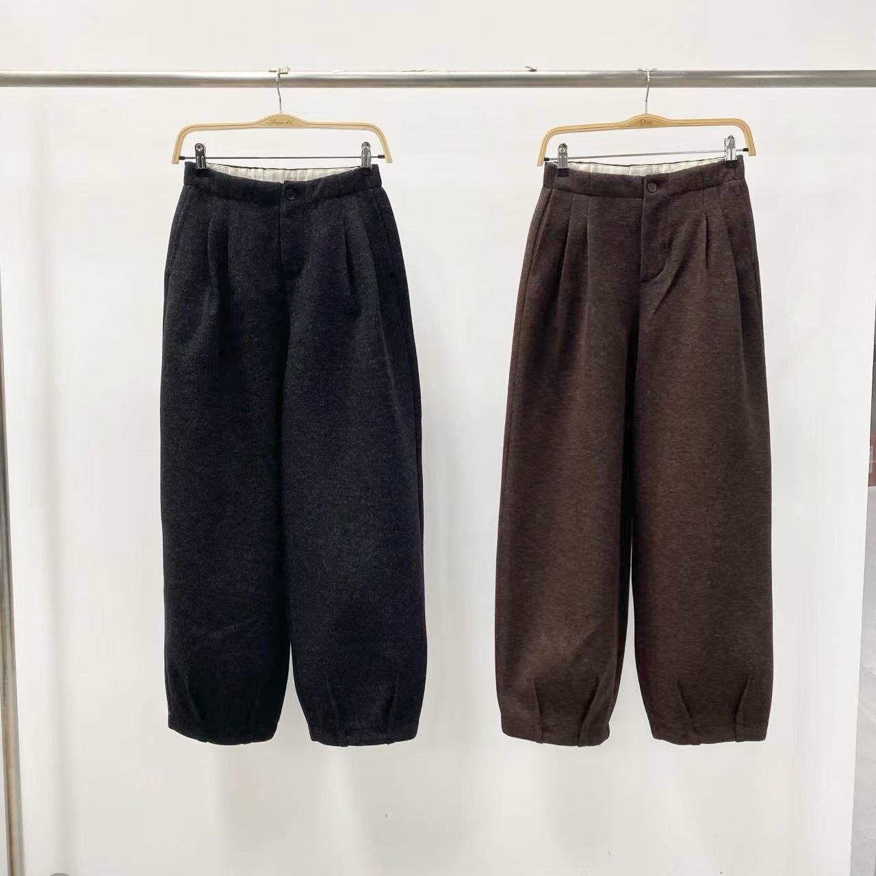 Balloon Pleated Trousers