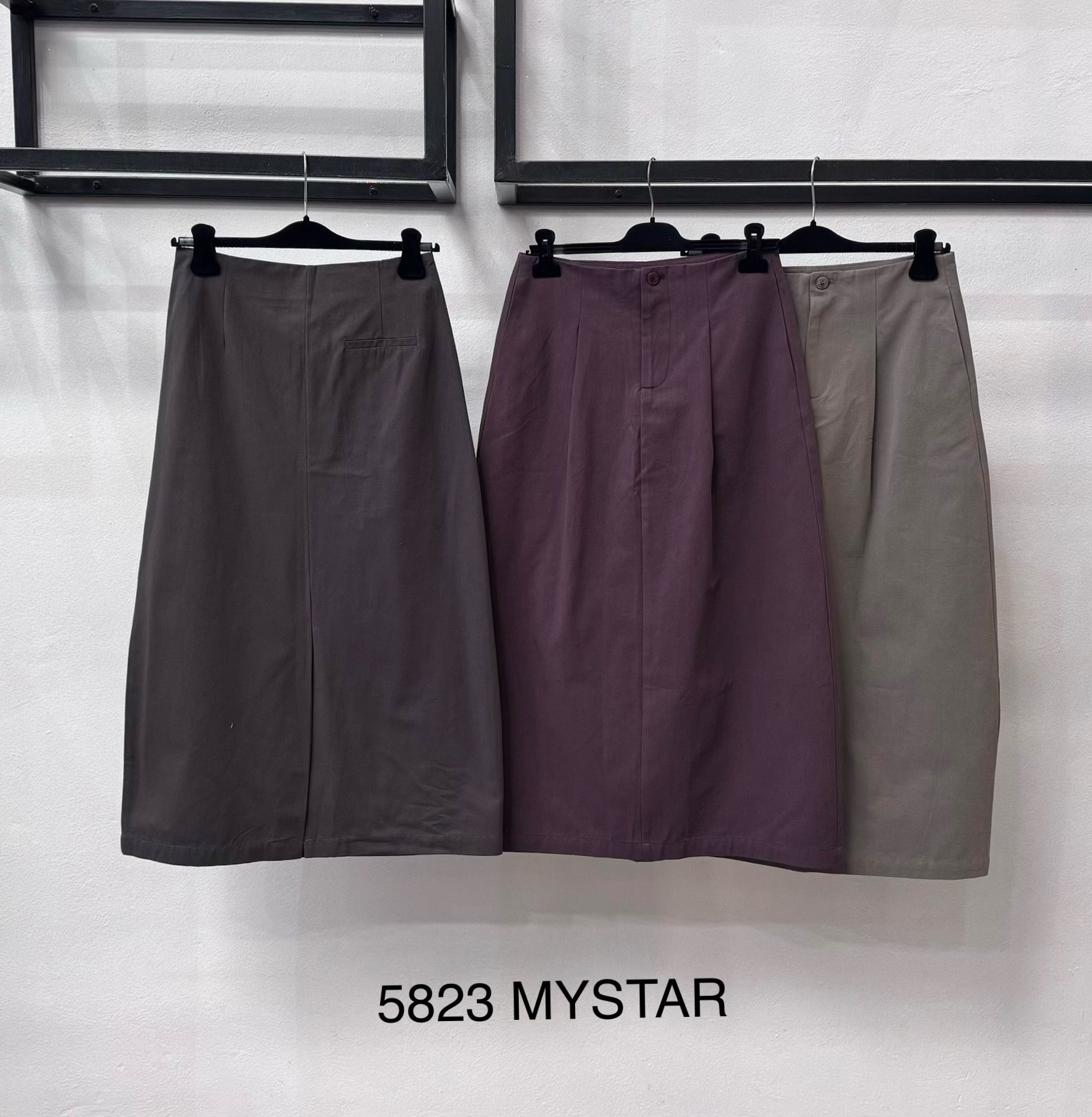 Midi Pencil Skirt with Pockets