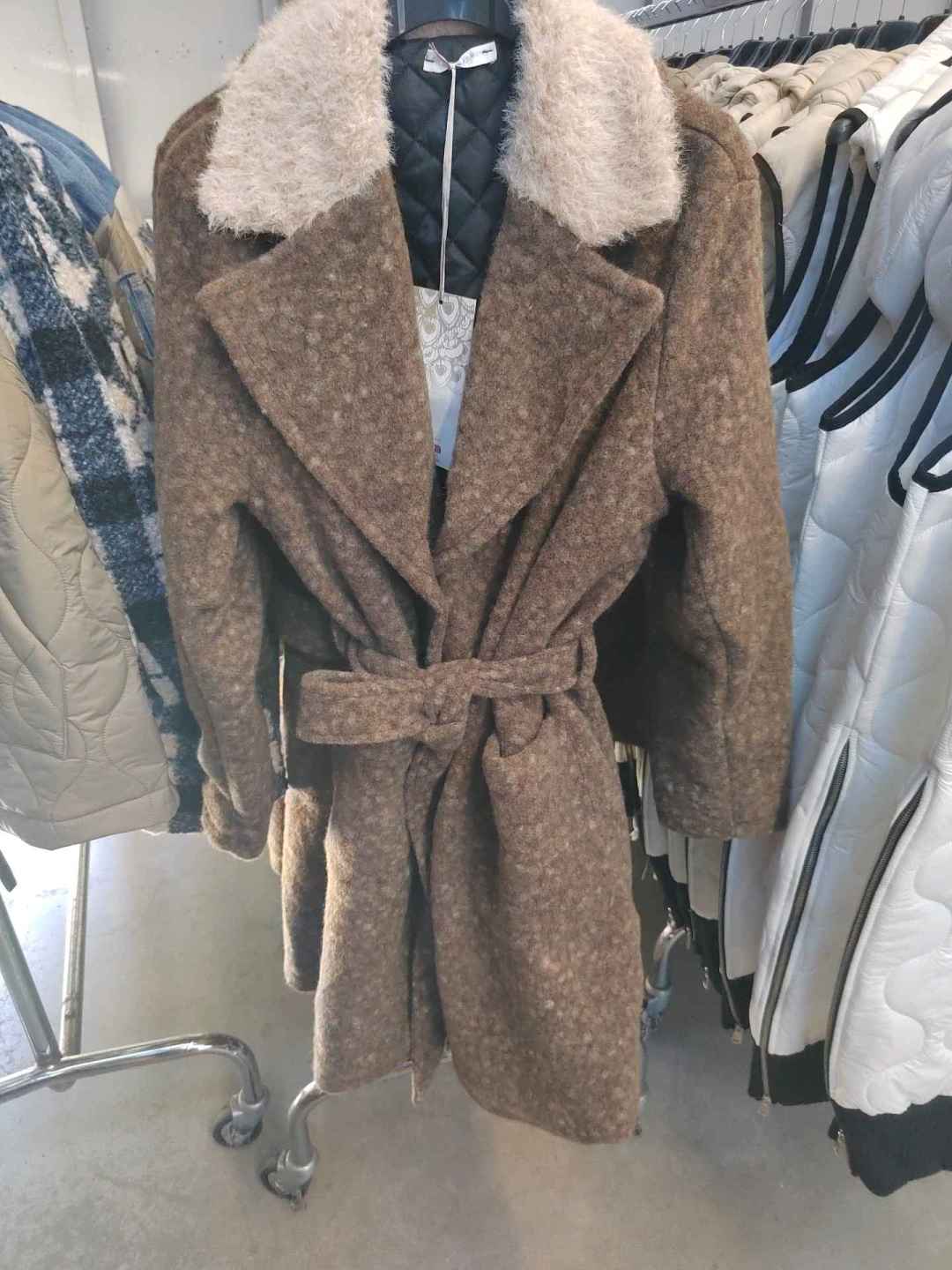 Long Tailored Coat with Belt
