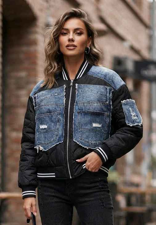Quilted Bomber Jacket