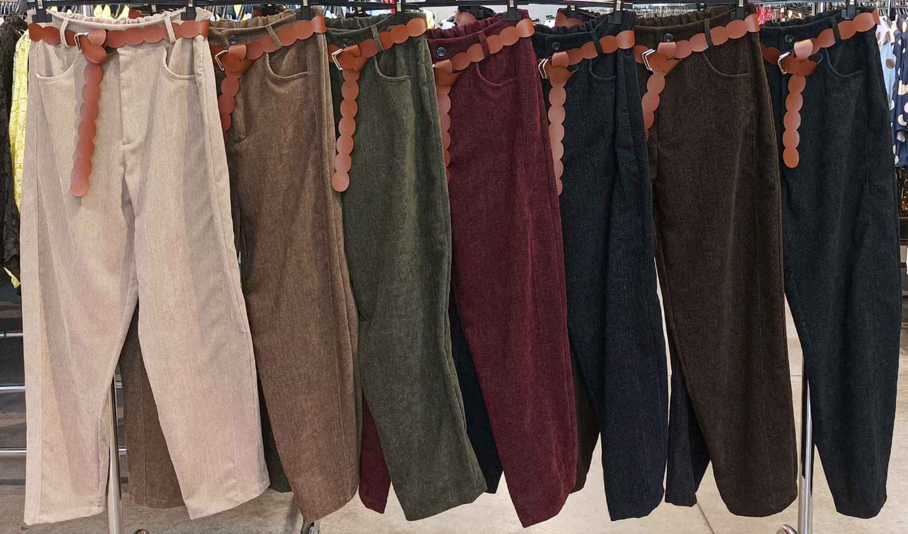 Straight High‑Waist Trousers