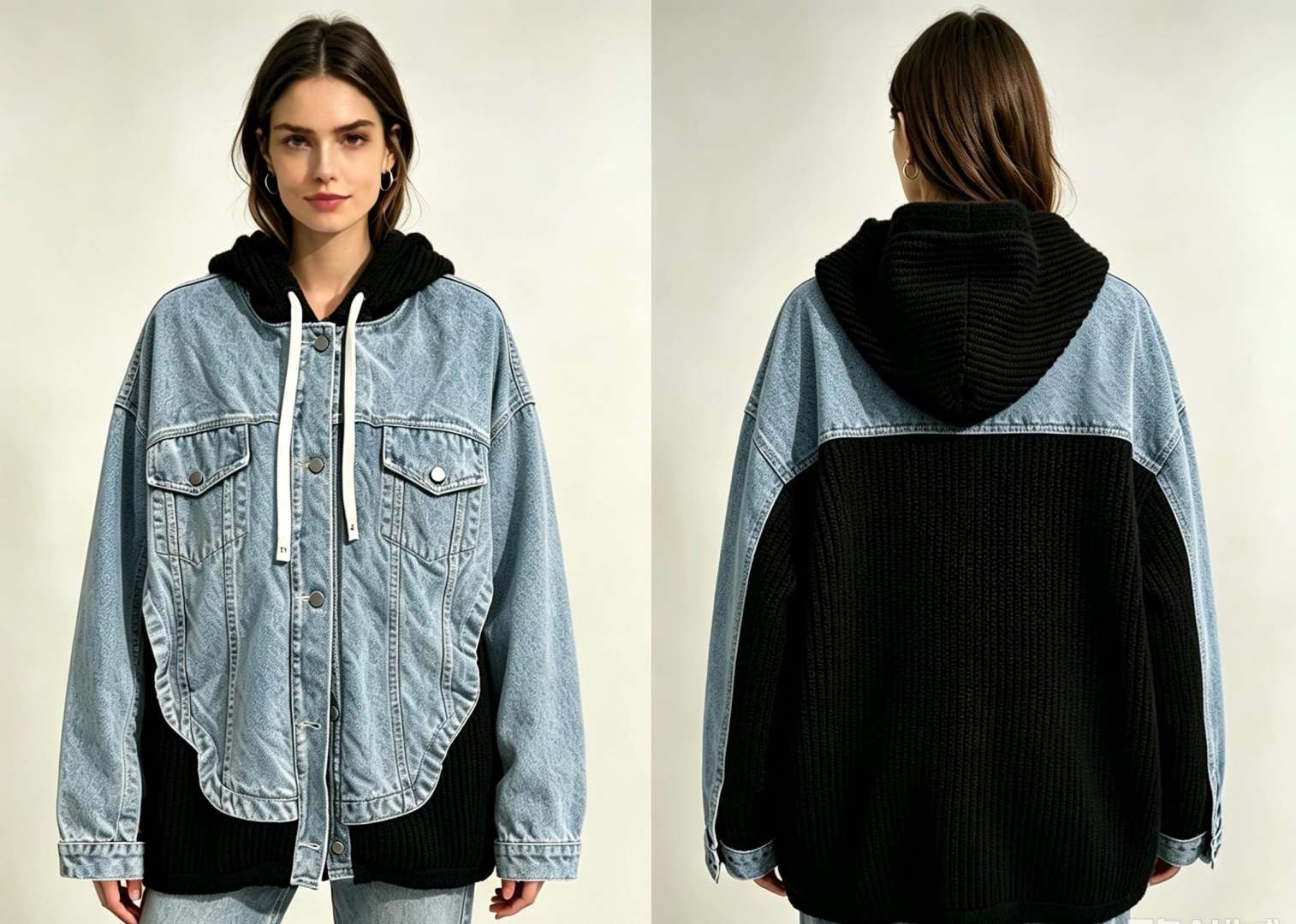 Oversized Hooded Jacket