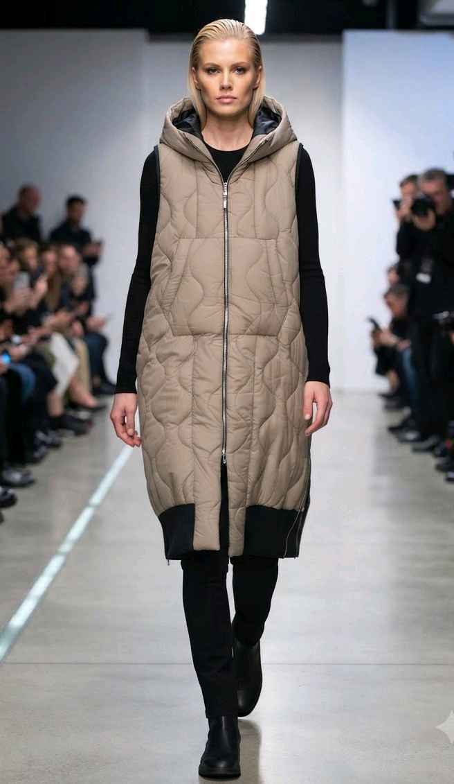 Long Quilted Vest