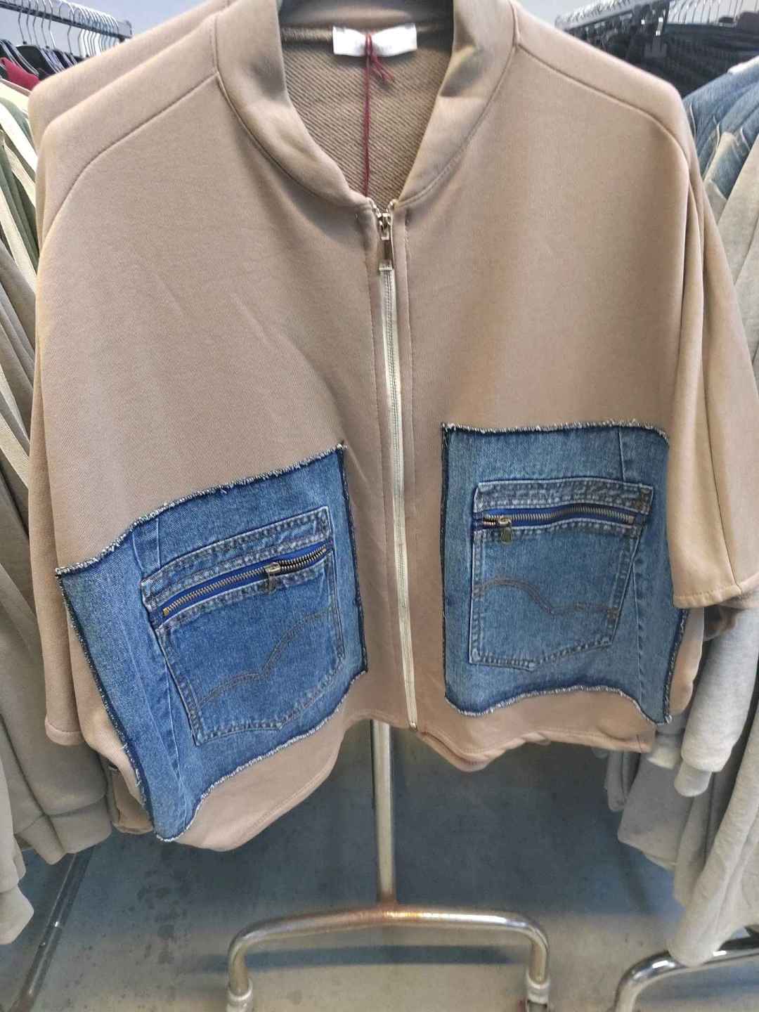 Relaxed Half-Turtleneck Sweatshirt