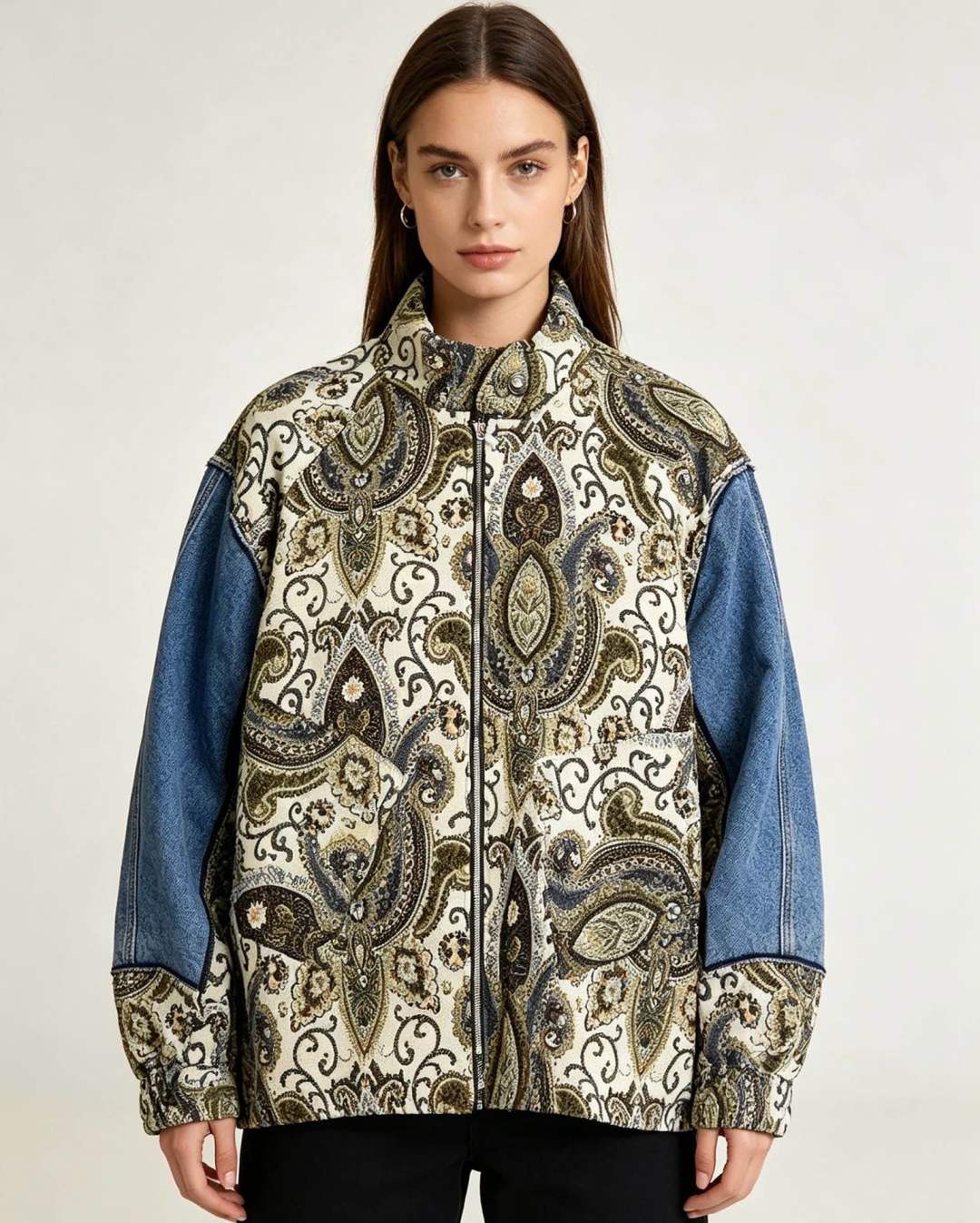 Oversized Paisley Jacket