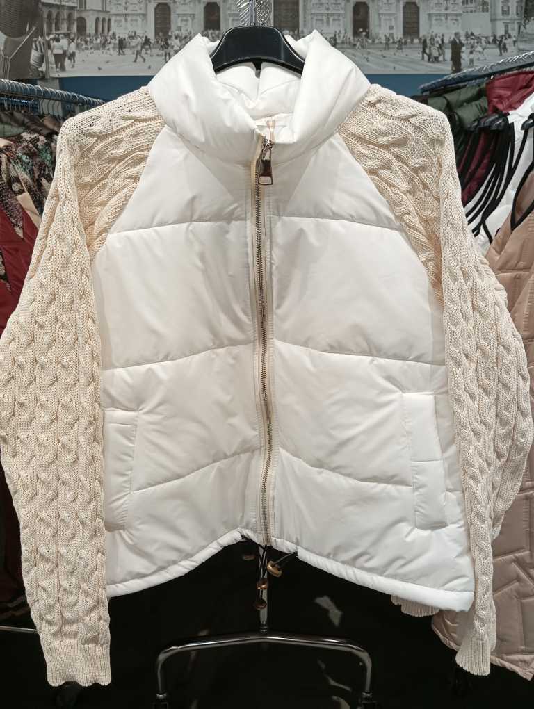 Quilted Jacket with Stand Collar