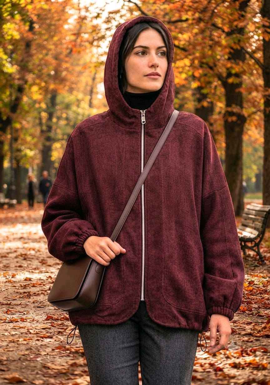 Oversized Hooded Jacket
