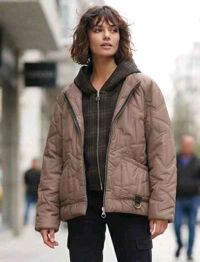 Quilted Hooded Jacket