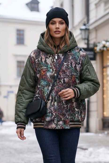 Hooded Bomber Jacket