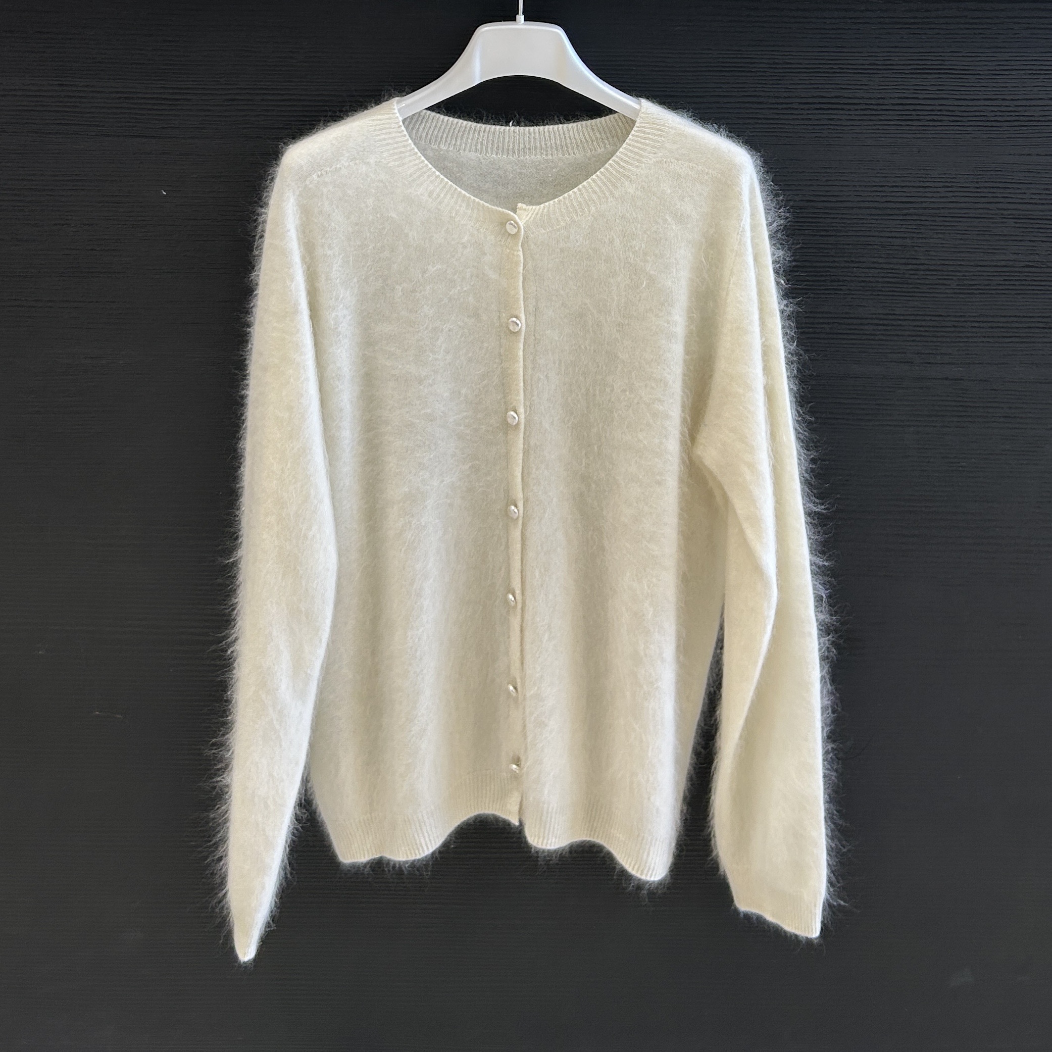Chunky Round-Neck Cardigan