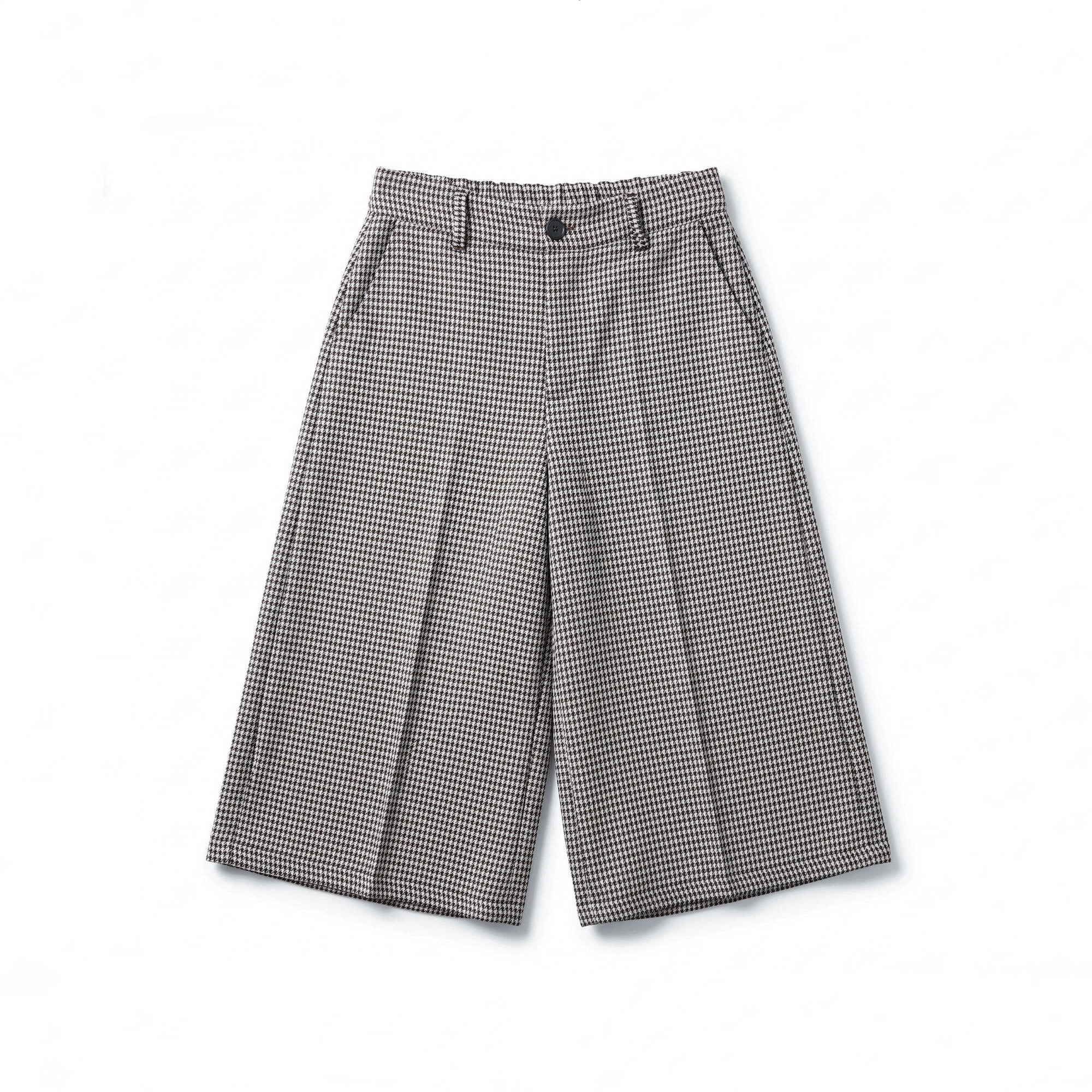 Wide 7/8 Check Culottes