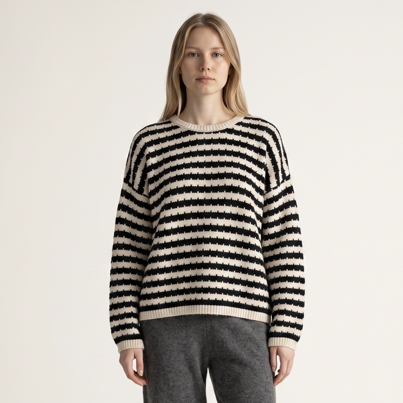 Relaxed Striped Sweater