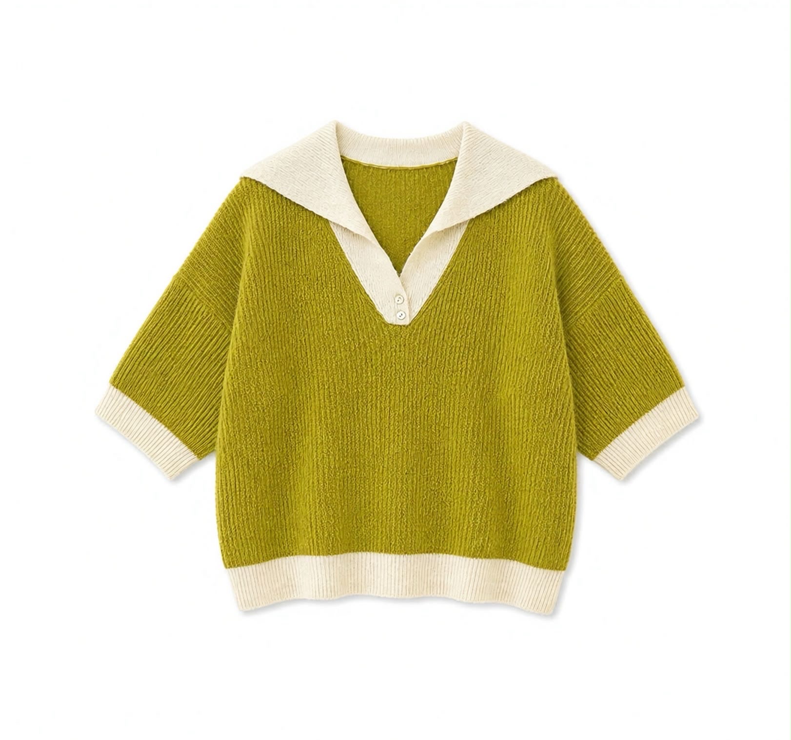 Relaxed V‑Neck Sweater