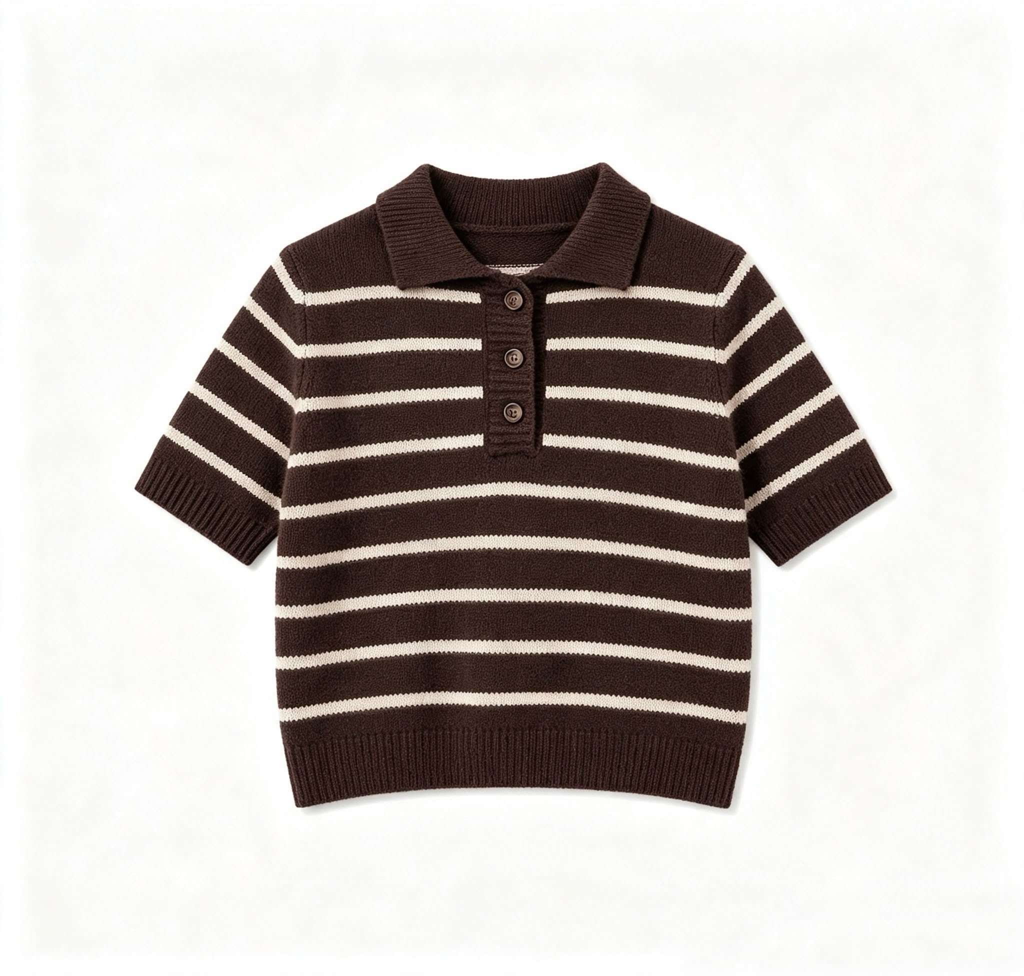 Striped Polo Sweater